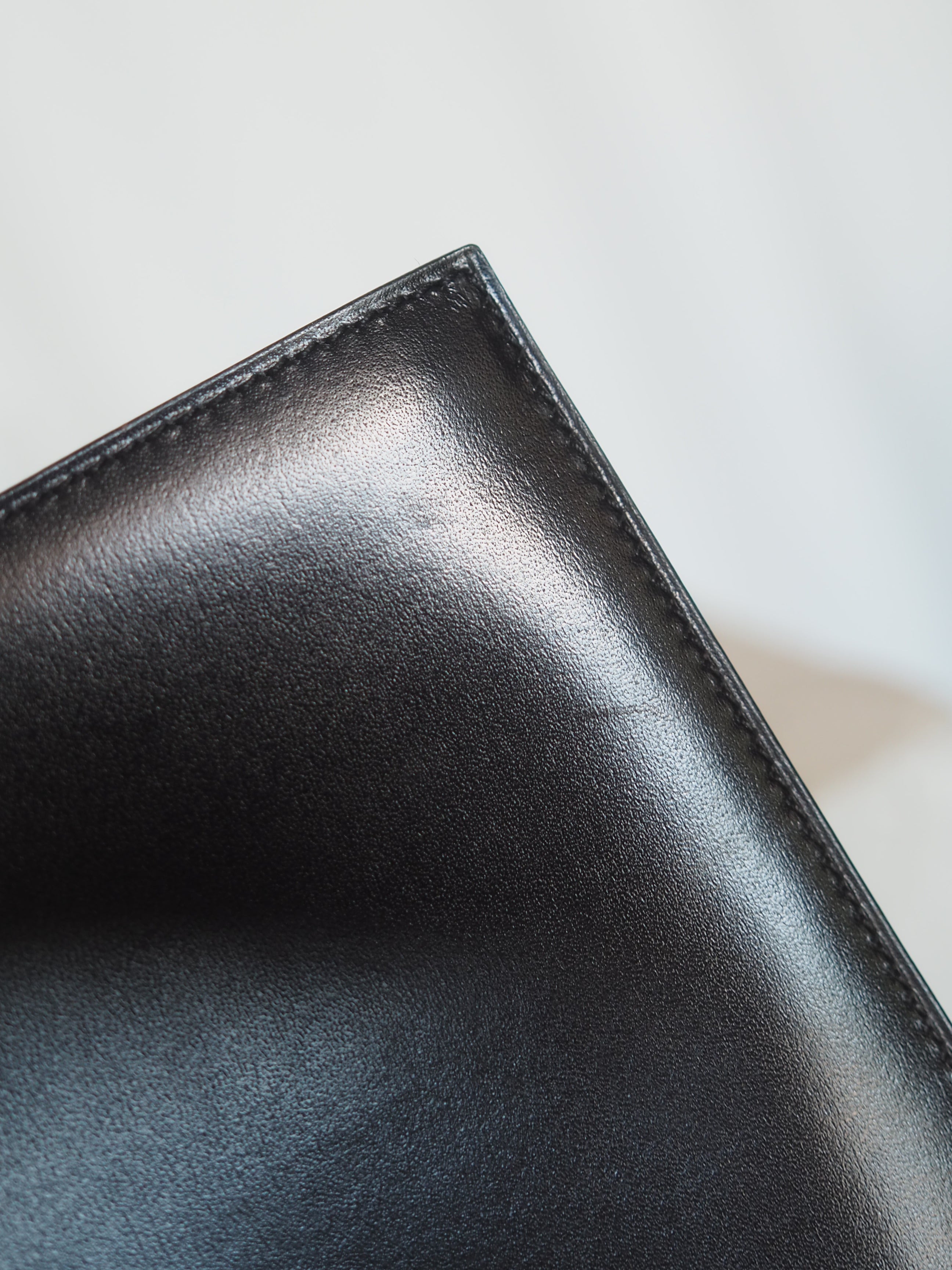 HERMÈS Box Calf Long Wallet