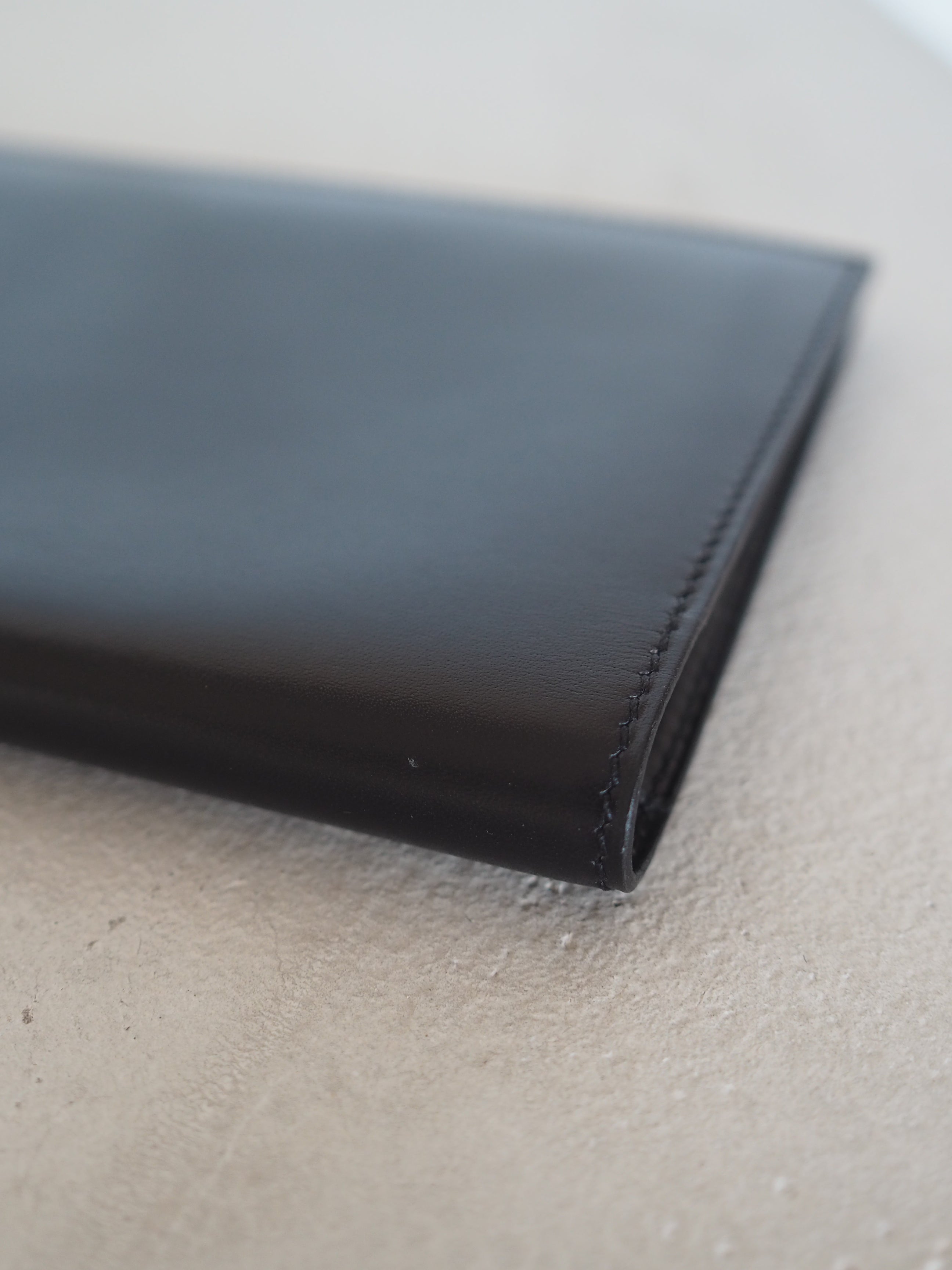 HERMÈS Box Calf Long Wallet