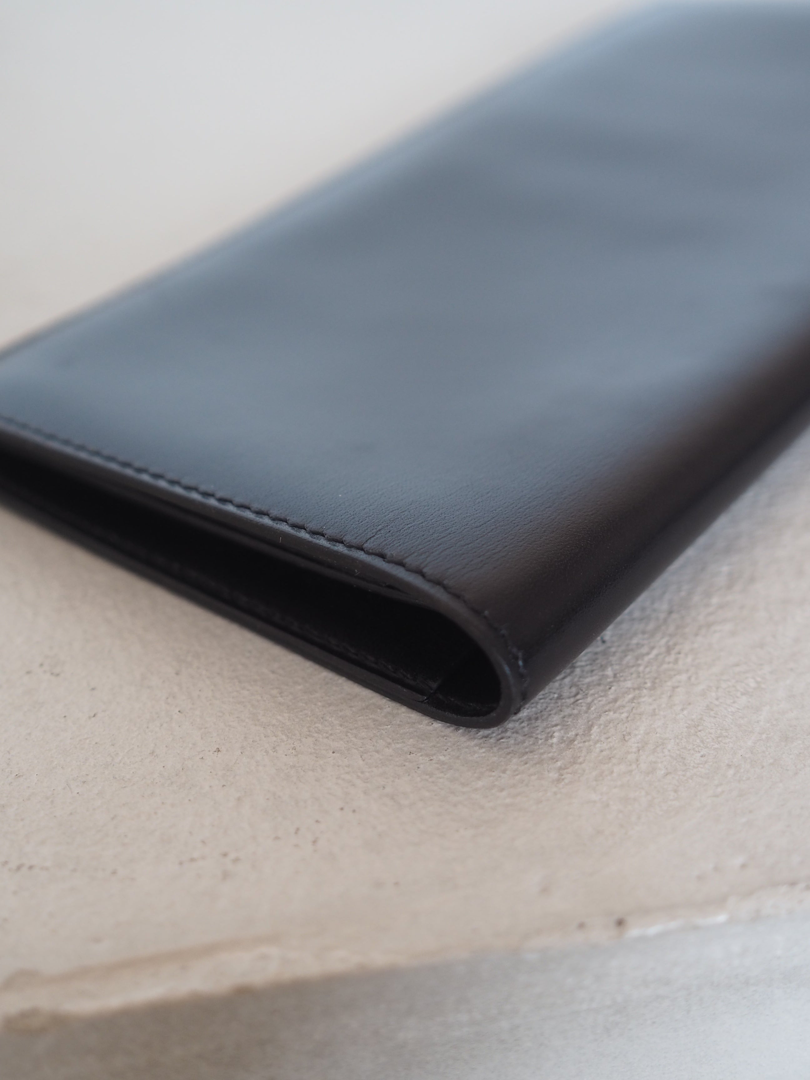 HERMÈS Box Calf Long Wallet
