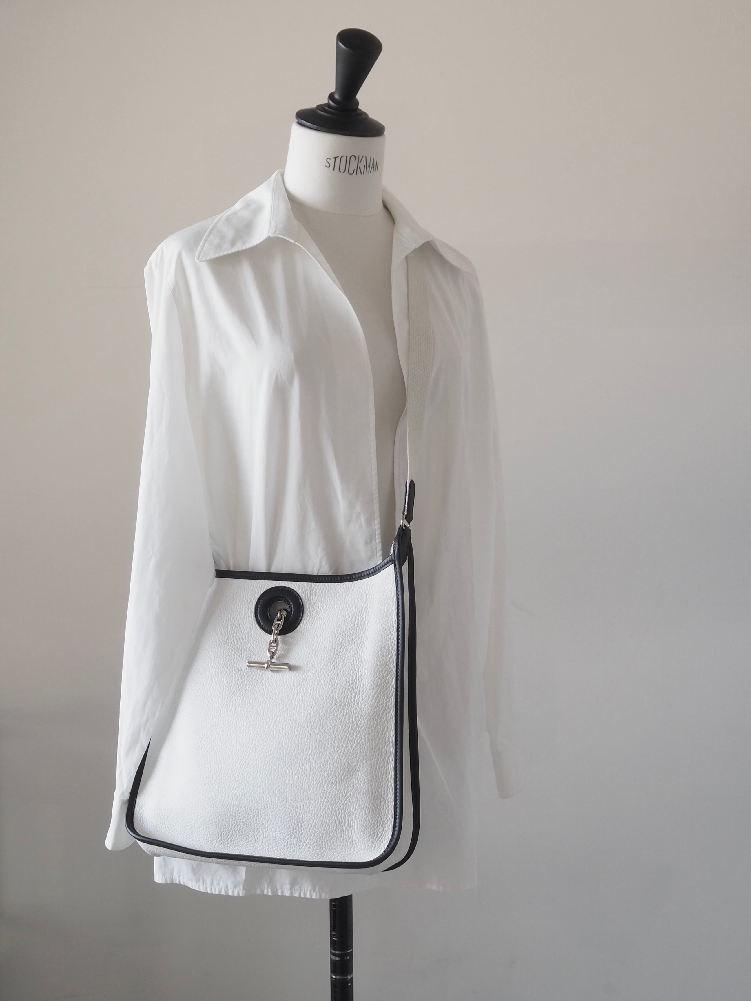 HERMÈS Vespa PM Shoulder Bag Bicolor