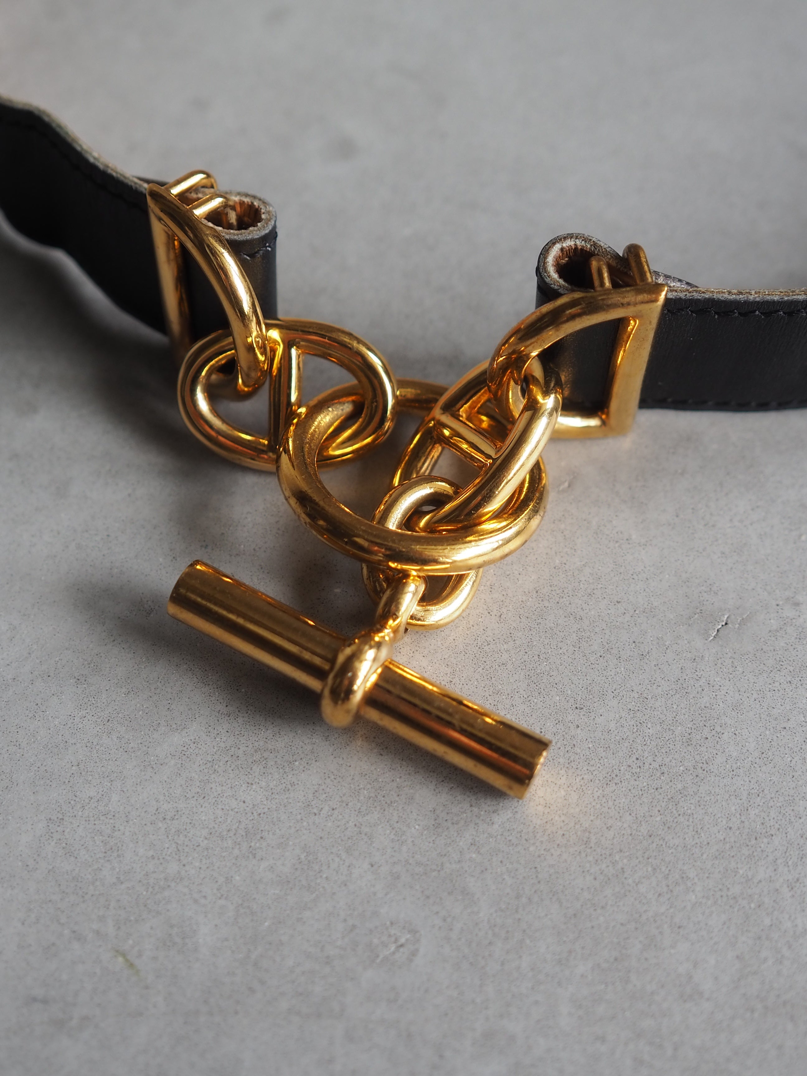 HERMÈS Chaine d' ancre Belt 65