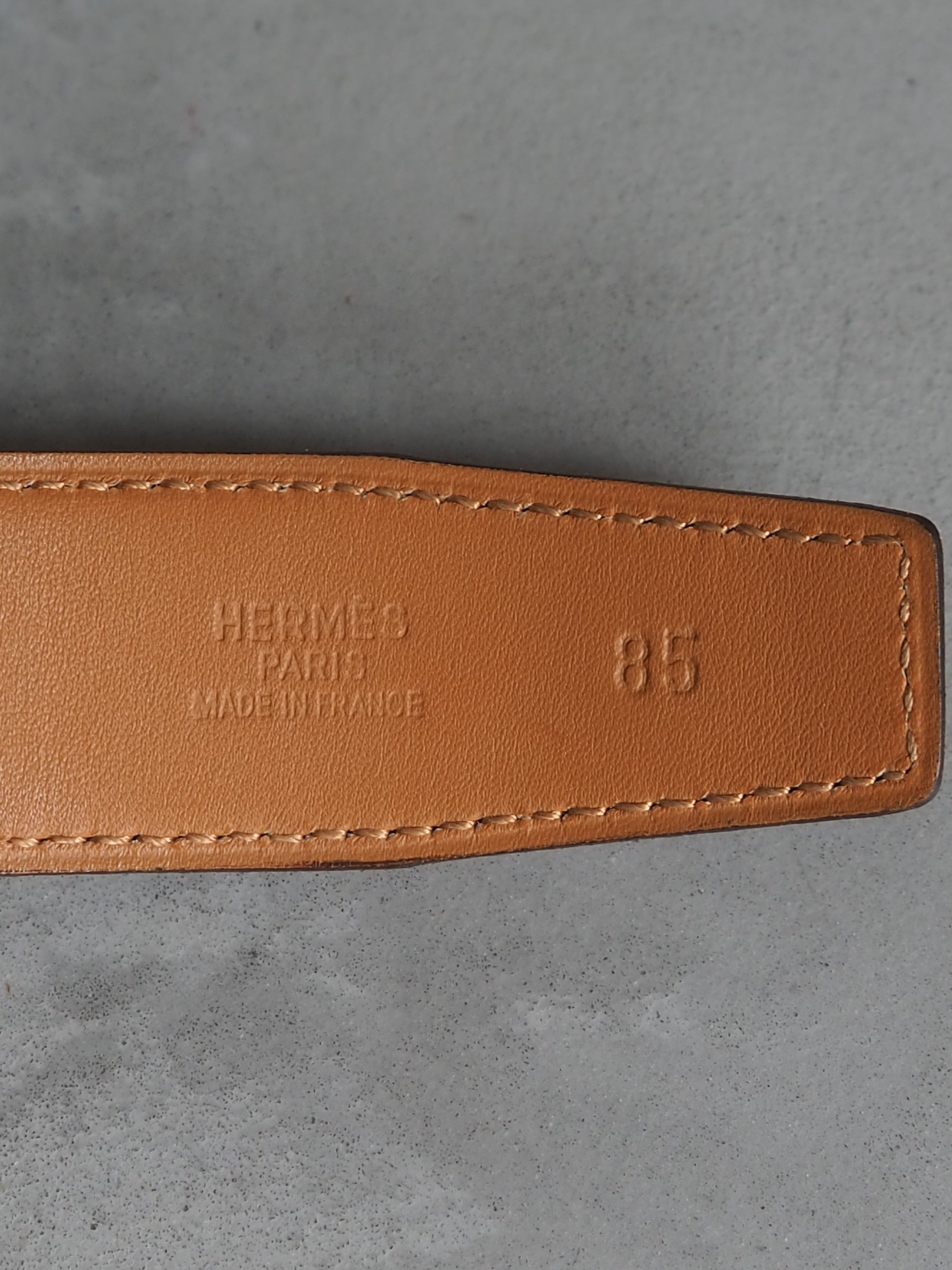 HERMÈS H Buckle Belt 85