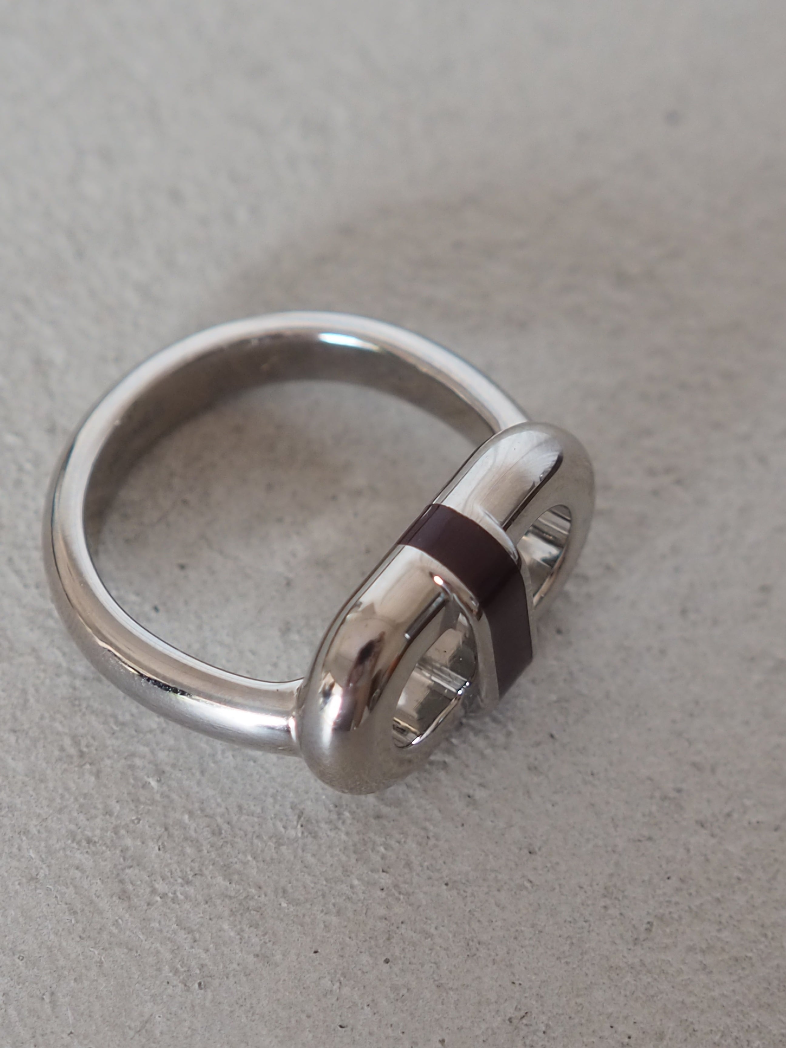 HERMÈS "Chaine d'ancre Maillon" Ring