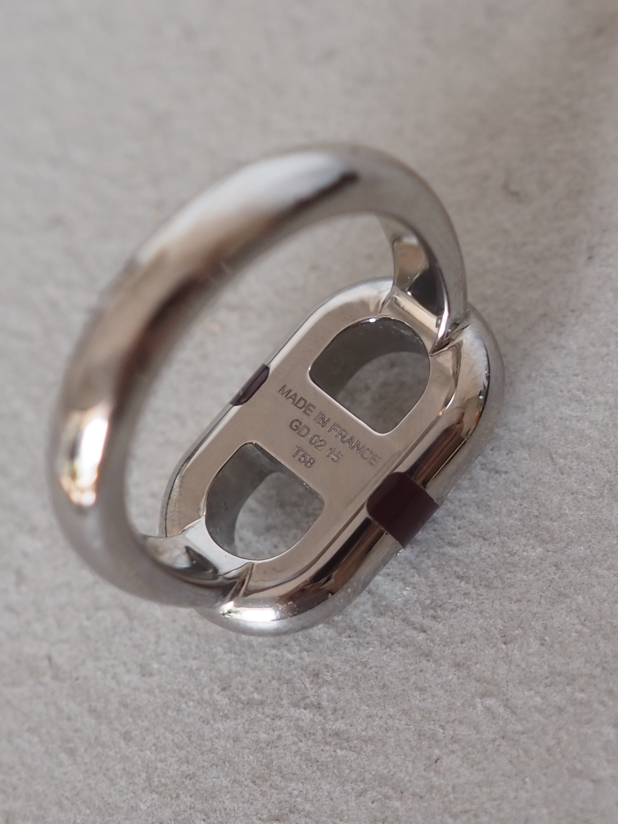 HERMÈS "Chaine d'ancre Maillon" Ring