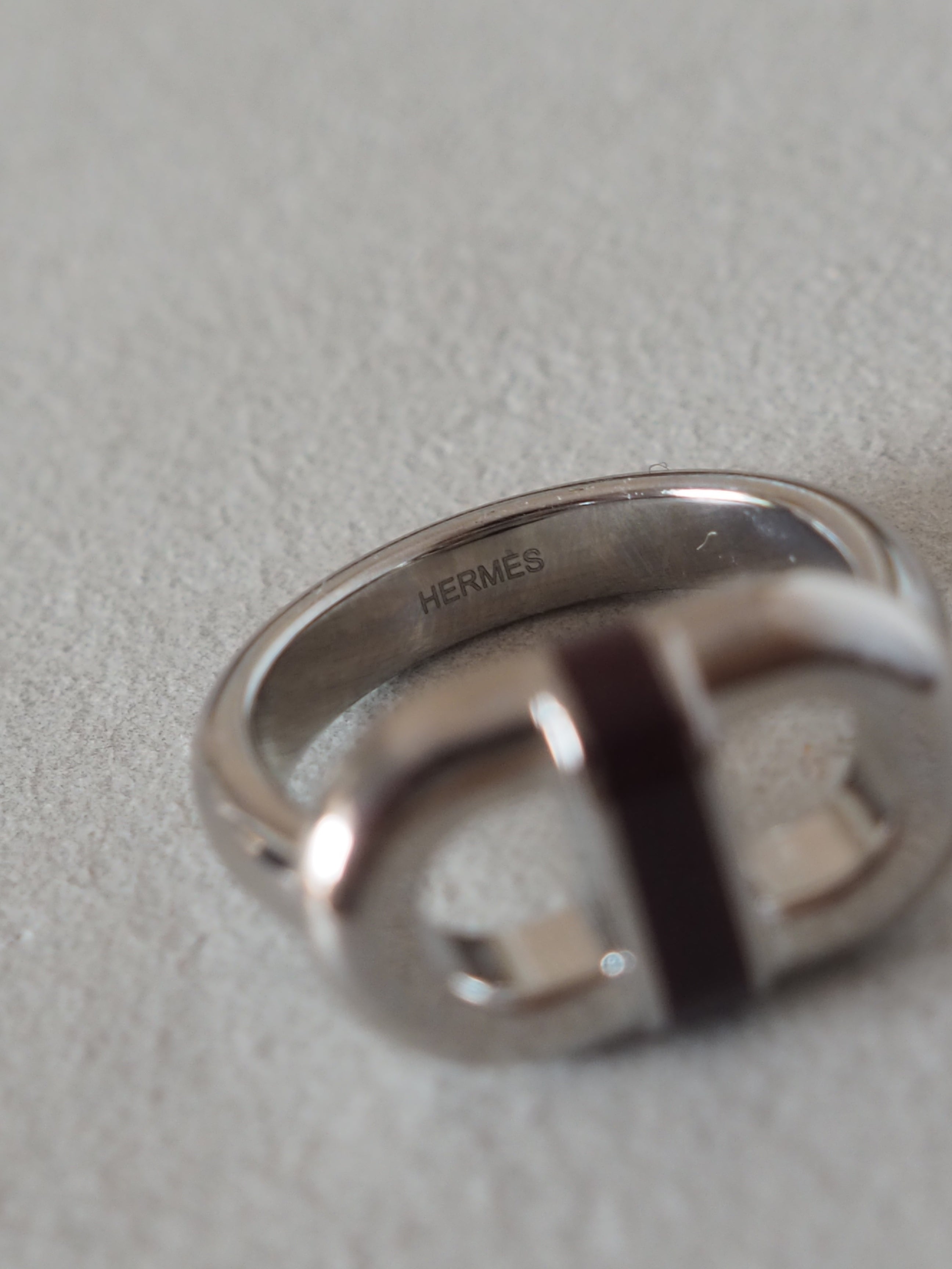 HERMÈS "Chaine d'ancre Maillon" Ring