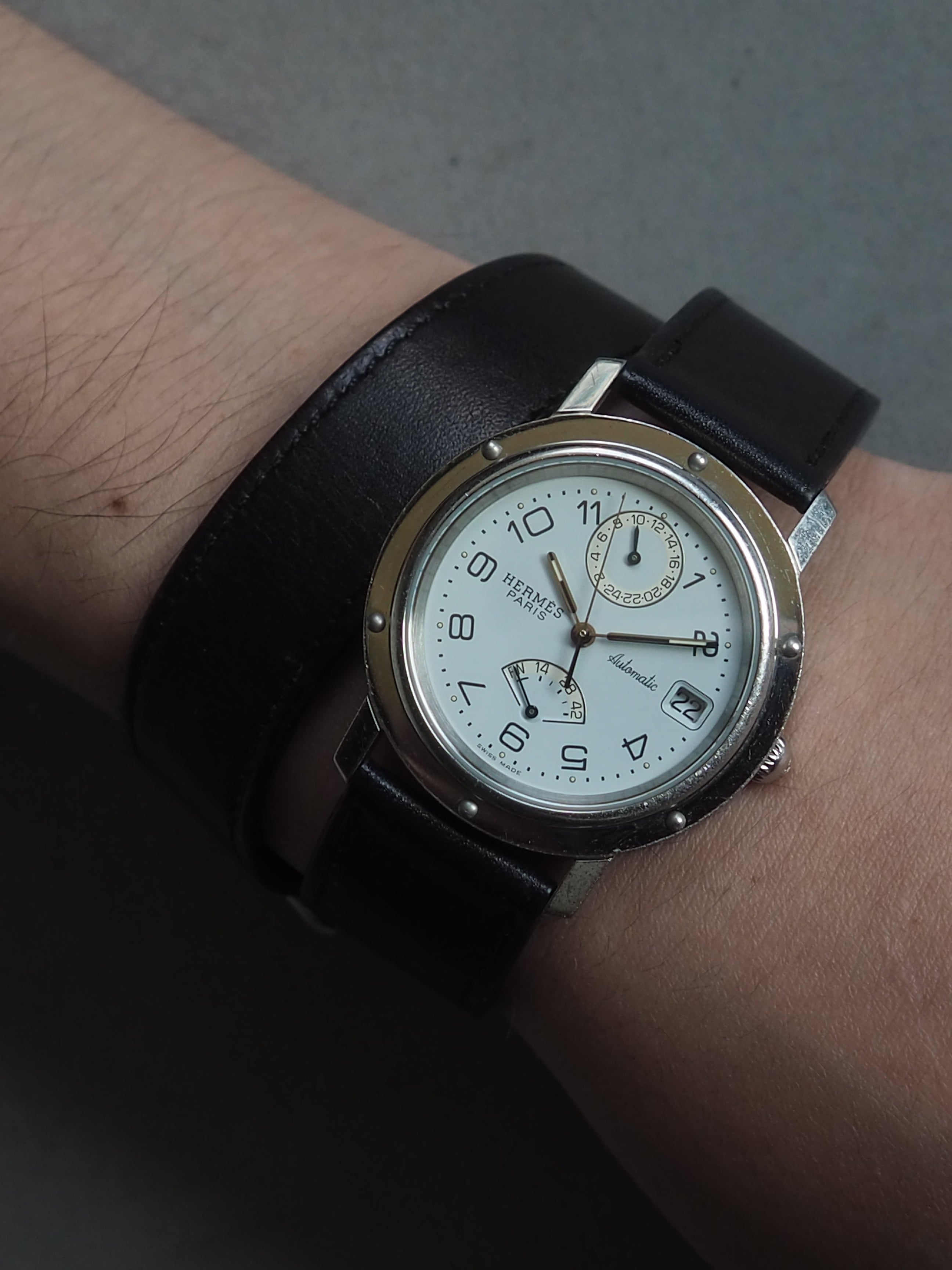 HERMÈS Clipper Double Tour Watch