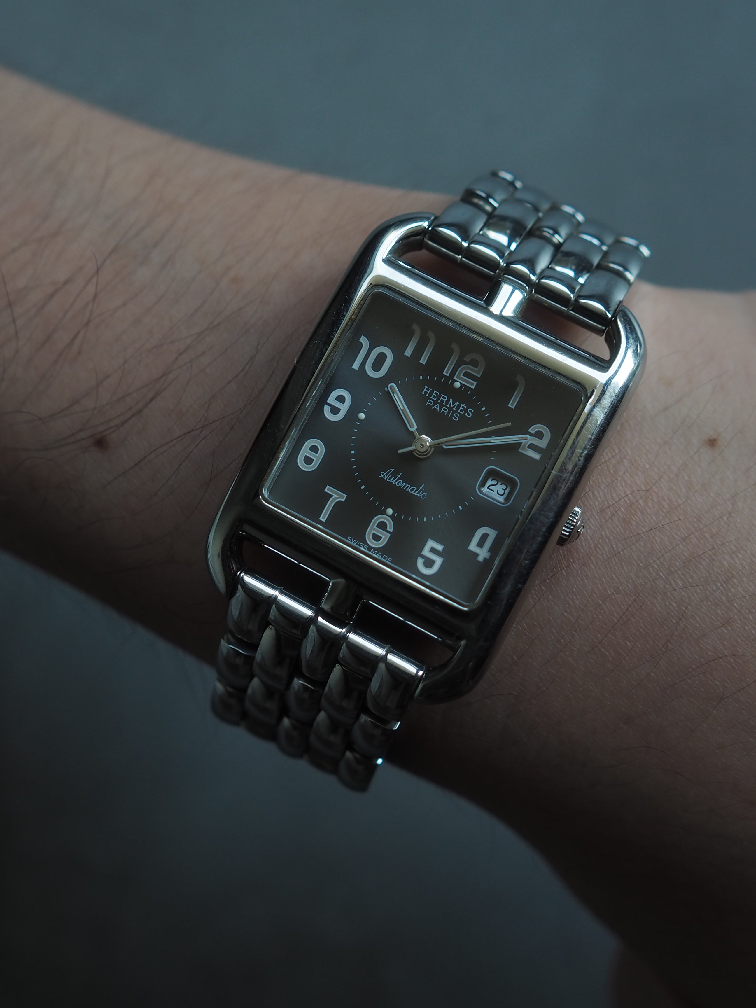 HERMÈS Cape Cod Watch Stainless steel bracelet