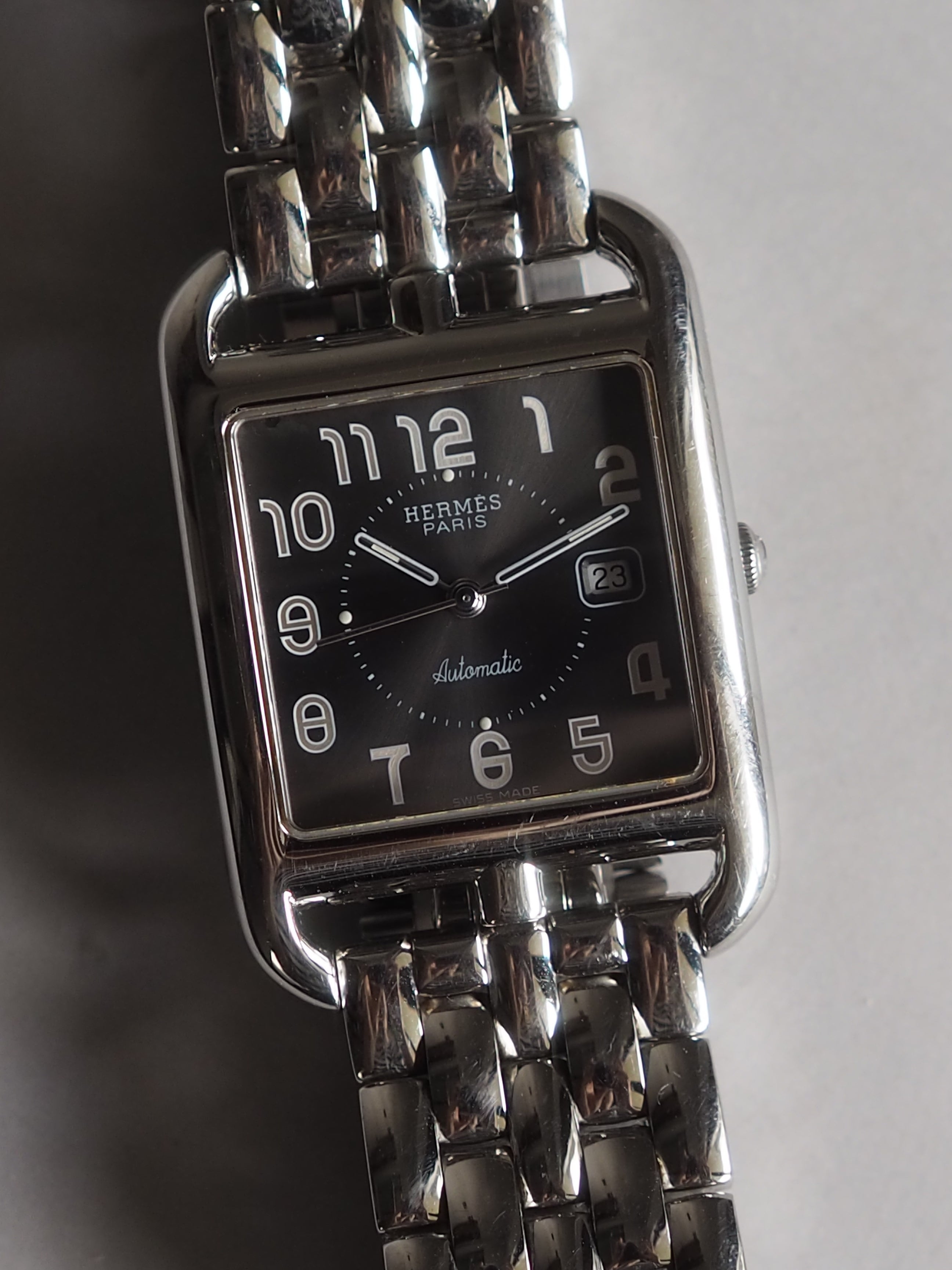 HERMÈS Cape Cod Watch Stainless steel bracelet