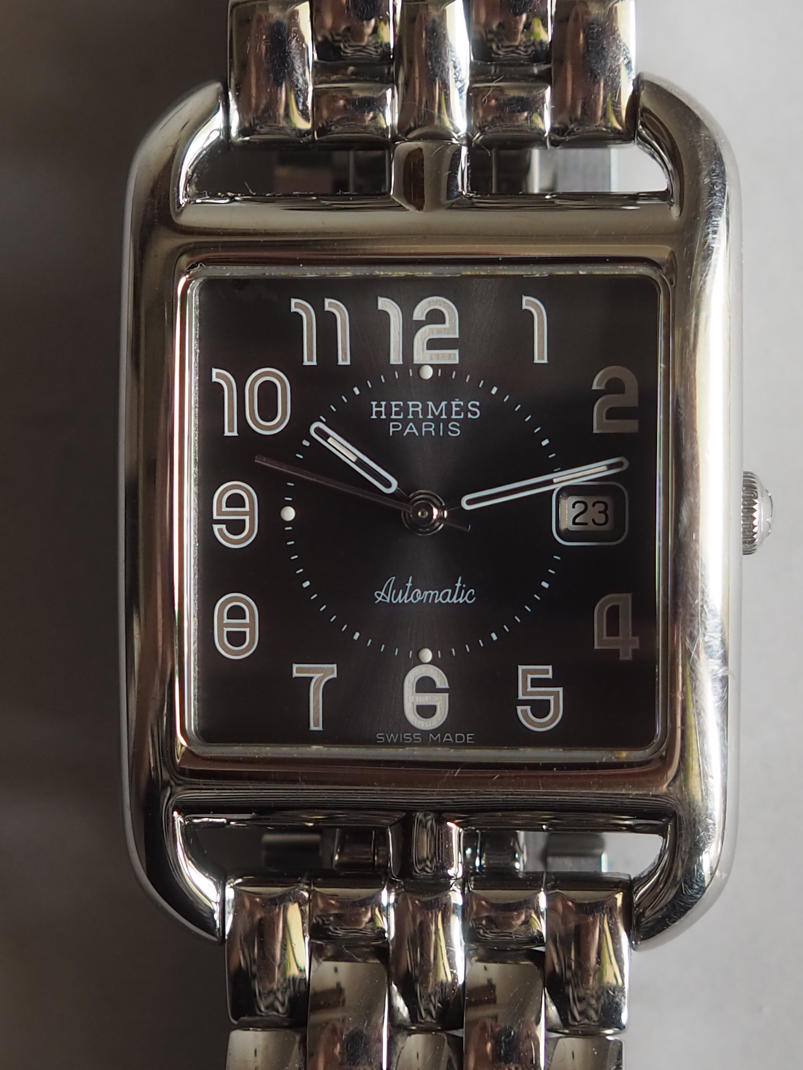 HERMÈS Cape Cod Watch Stainless steel bracelet