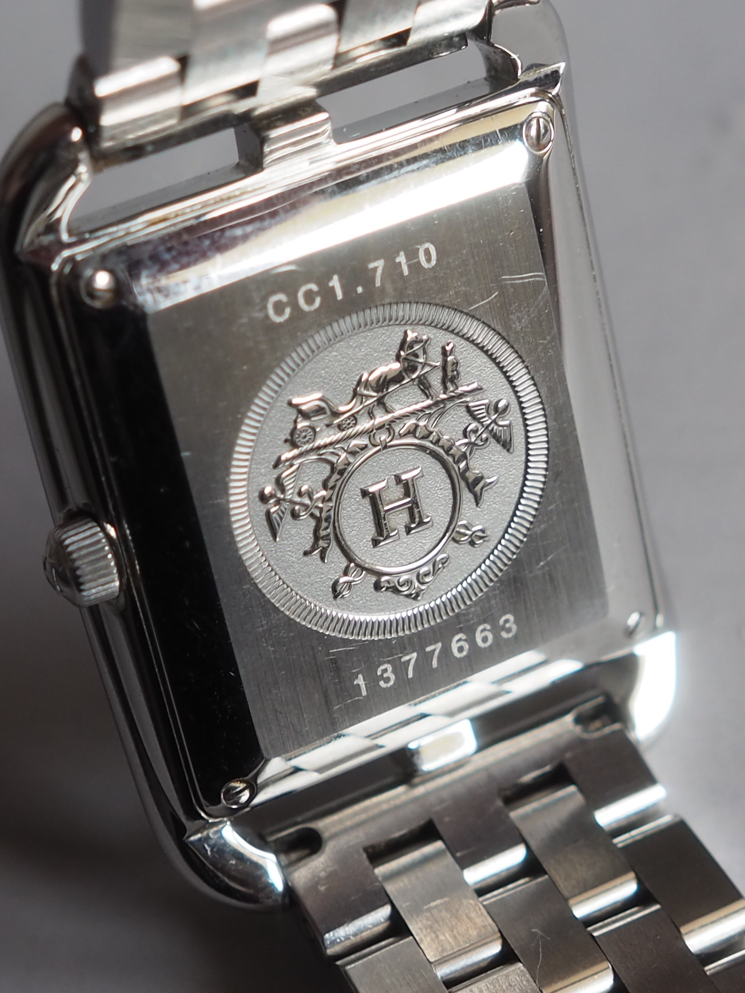 HERMÈS Cape Cod Watch Stainless steel bracelet