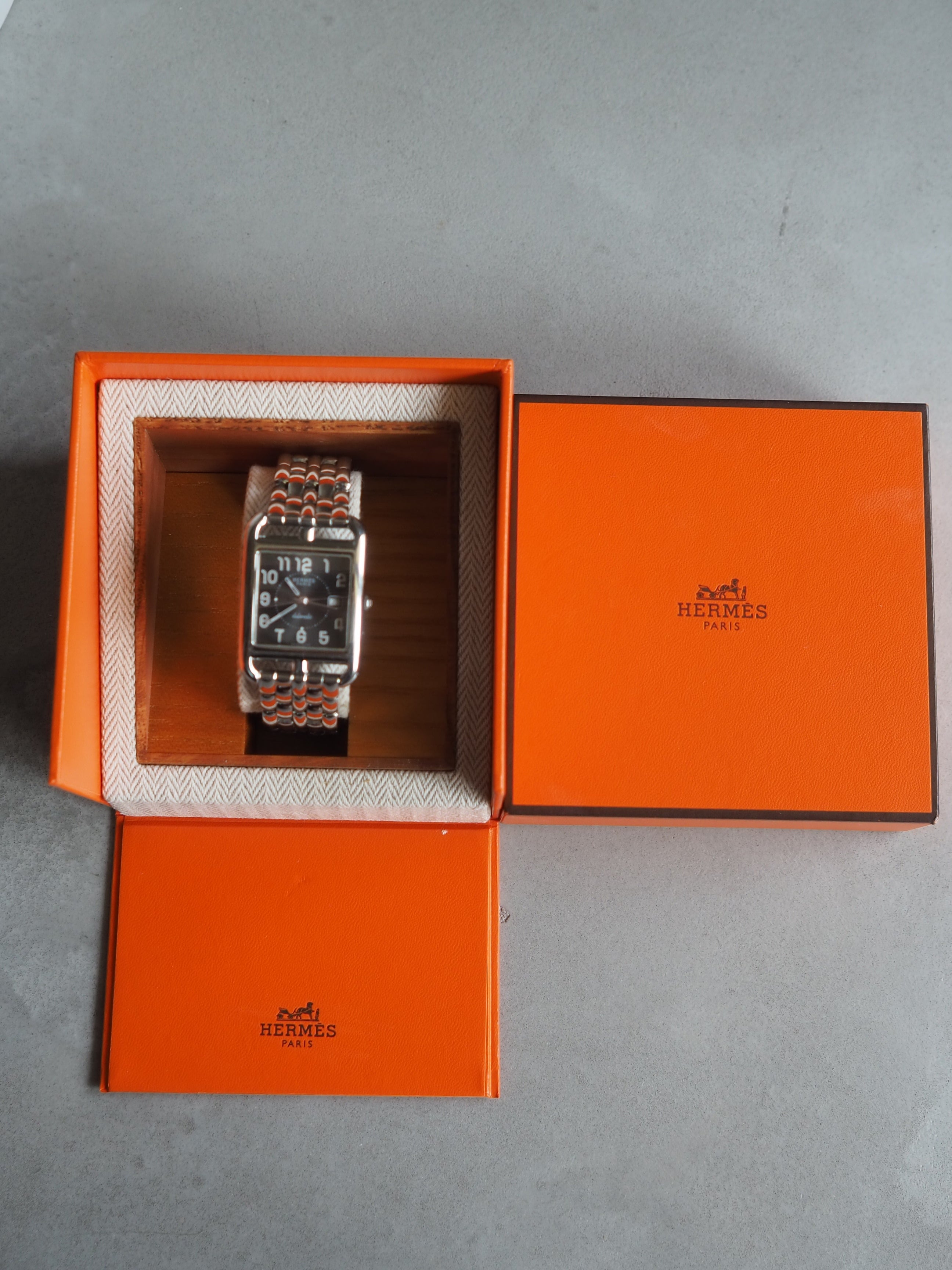 HERMÈS Cape Cod Watch Stainless steel bracelet