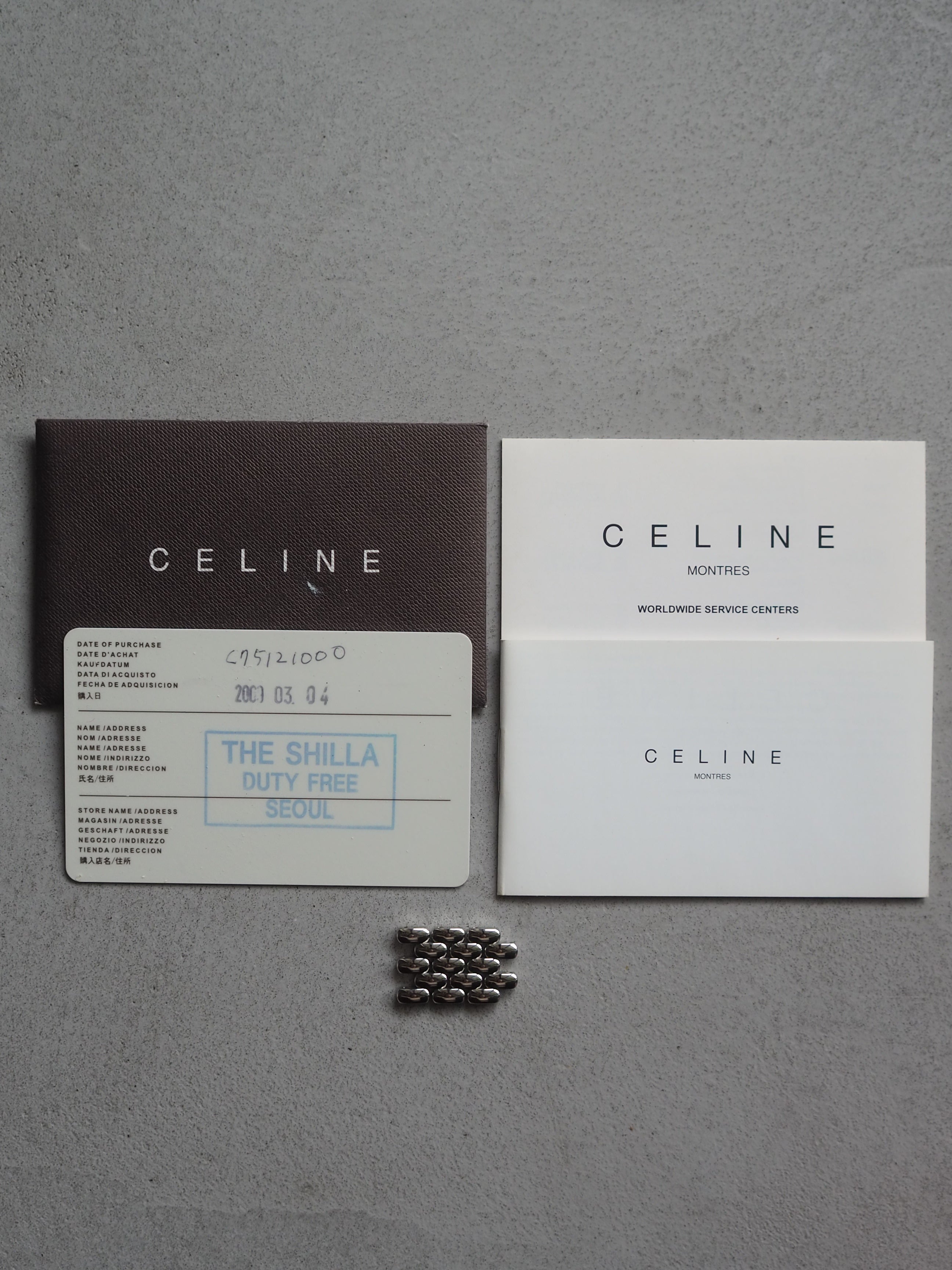 CELINE セリーヌ トリオンフ マカダム フェイス ウォッチ 腕時計