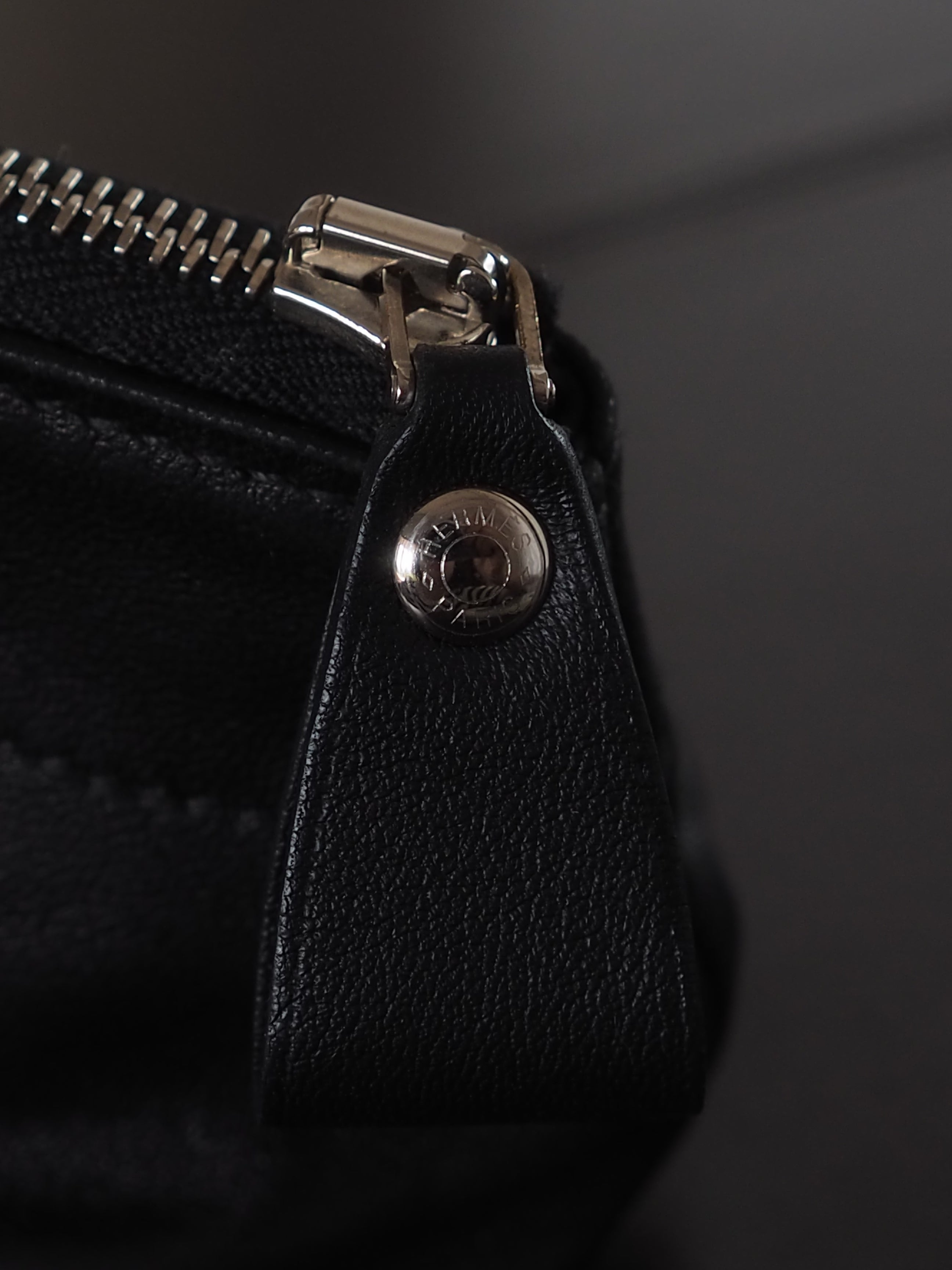 HERMÈS Sellier Leather Pouch