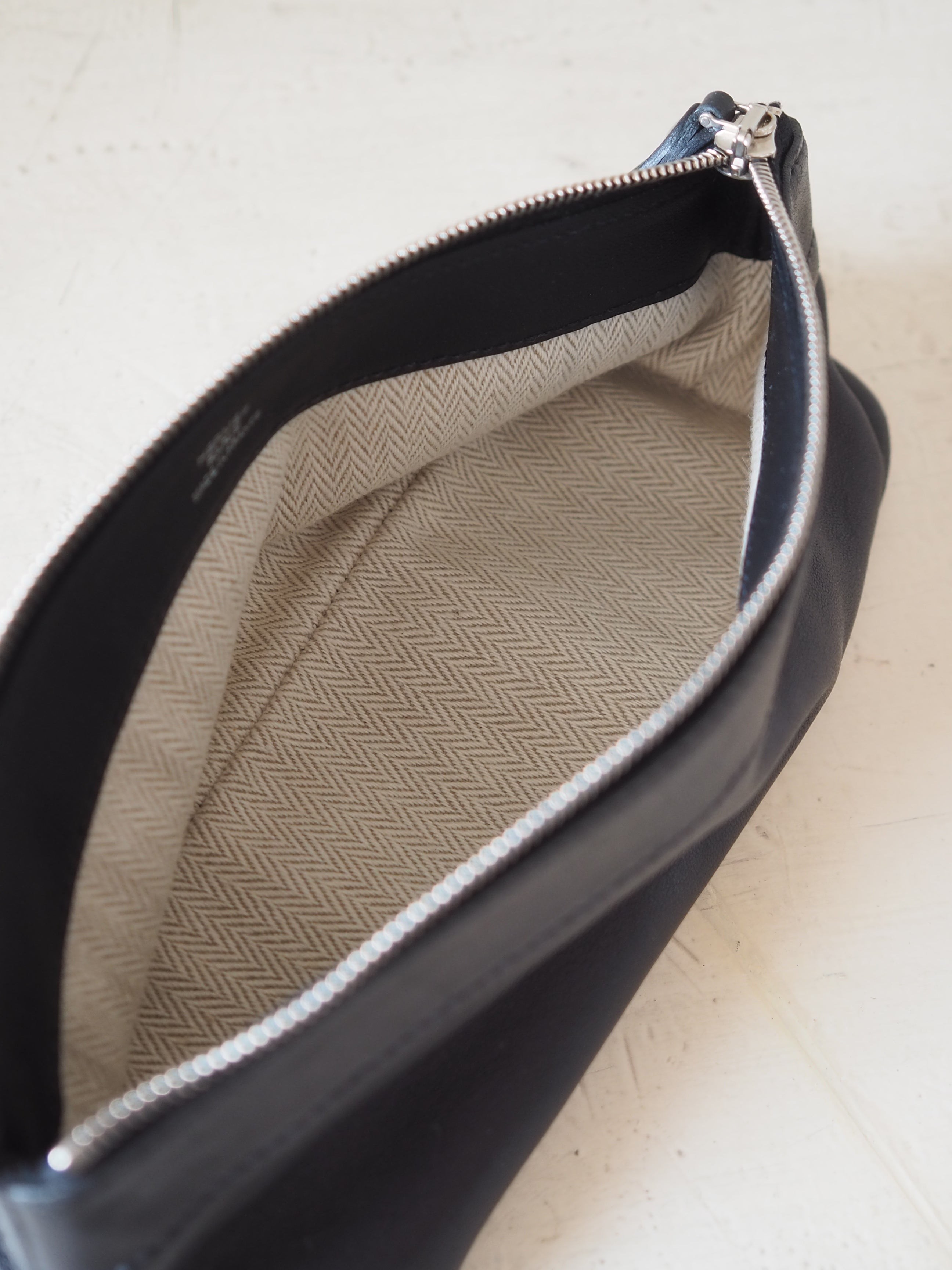 HERMÈS Sellier Leather Pouch