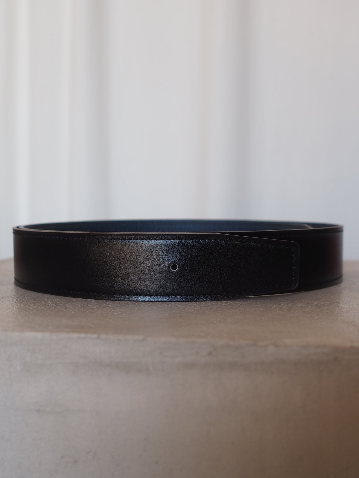 HERMÈS Leather Belt 95