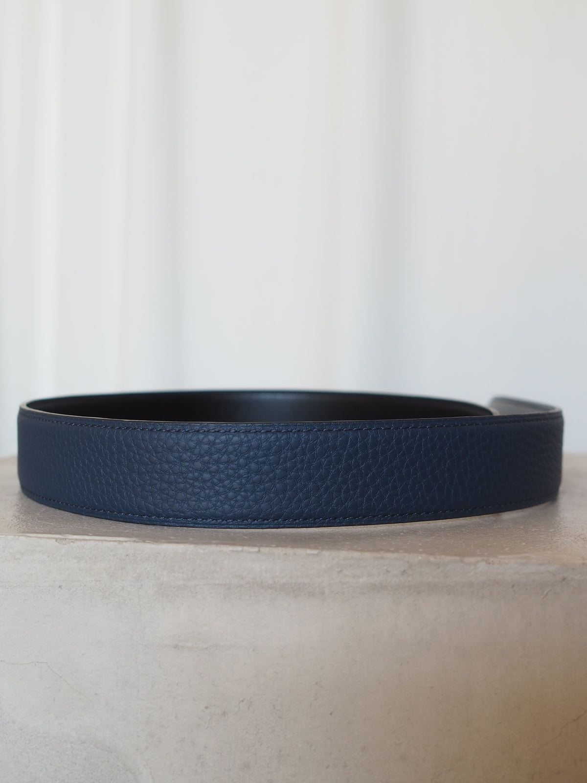 HERMÈS Leather Belt 95