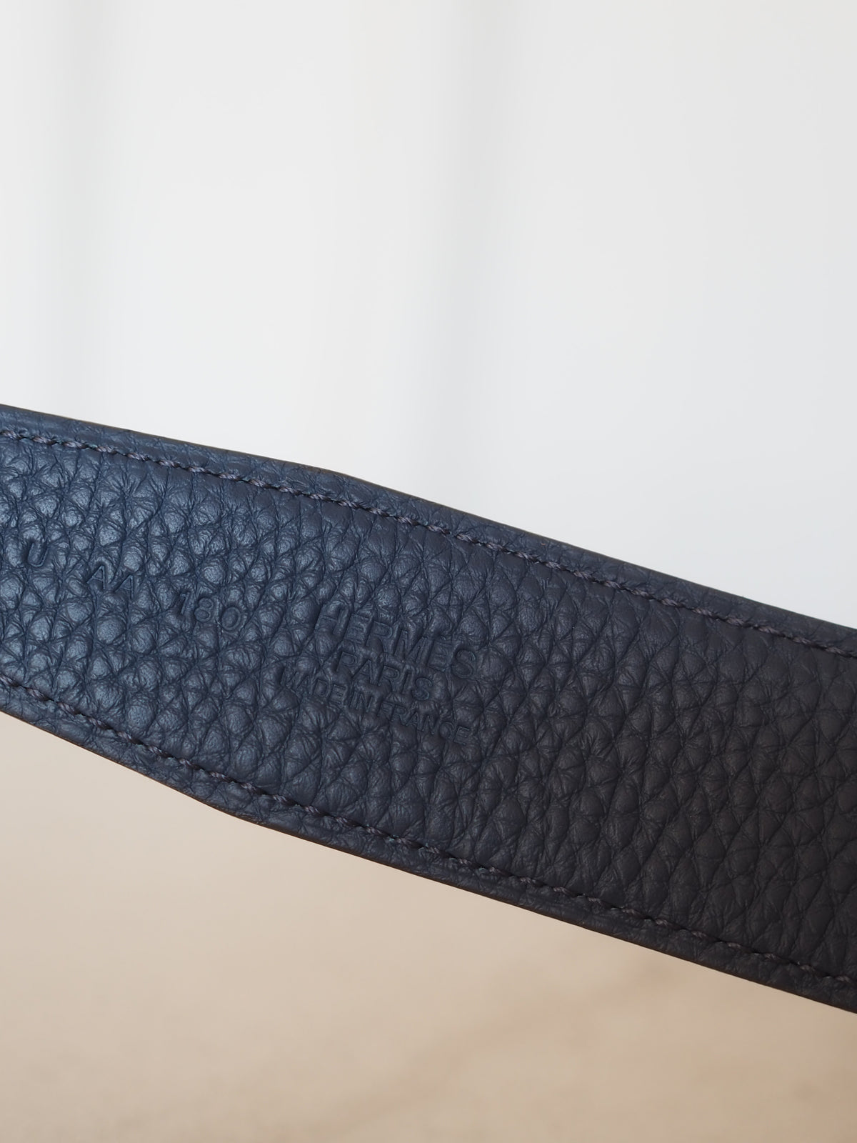 HERMÈS Leather Belt 95