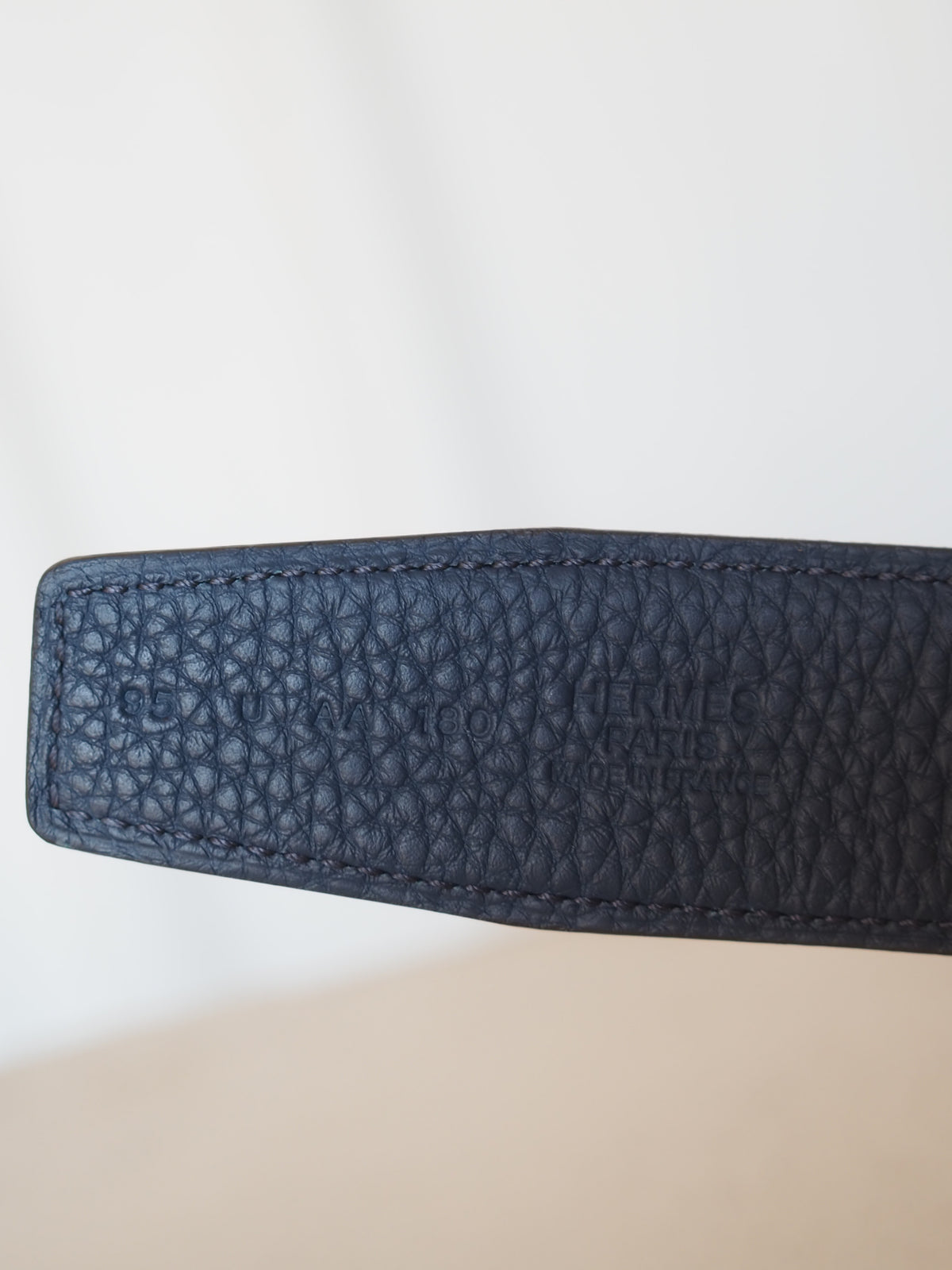 HERMÈS Leather Belt 95
