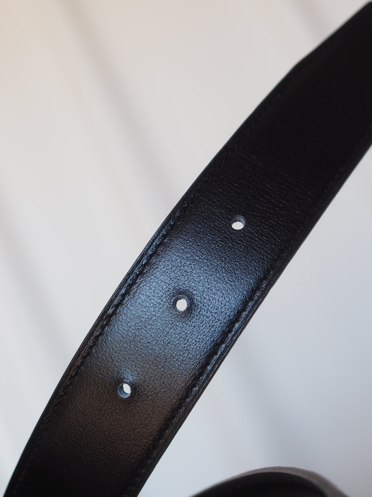 HERMÈS Leather Belt 95