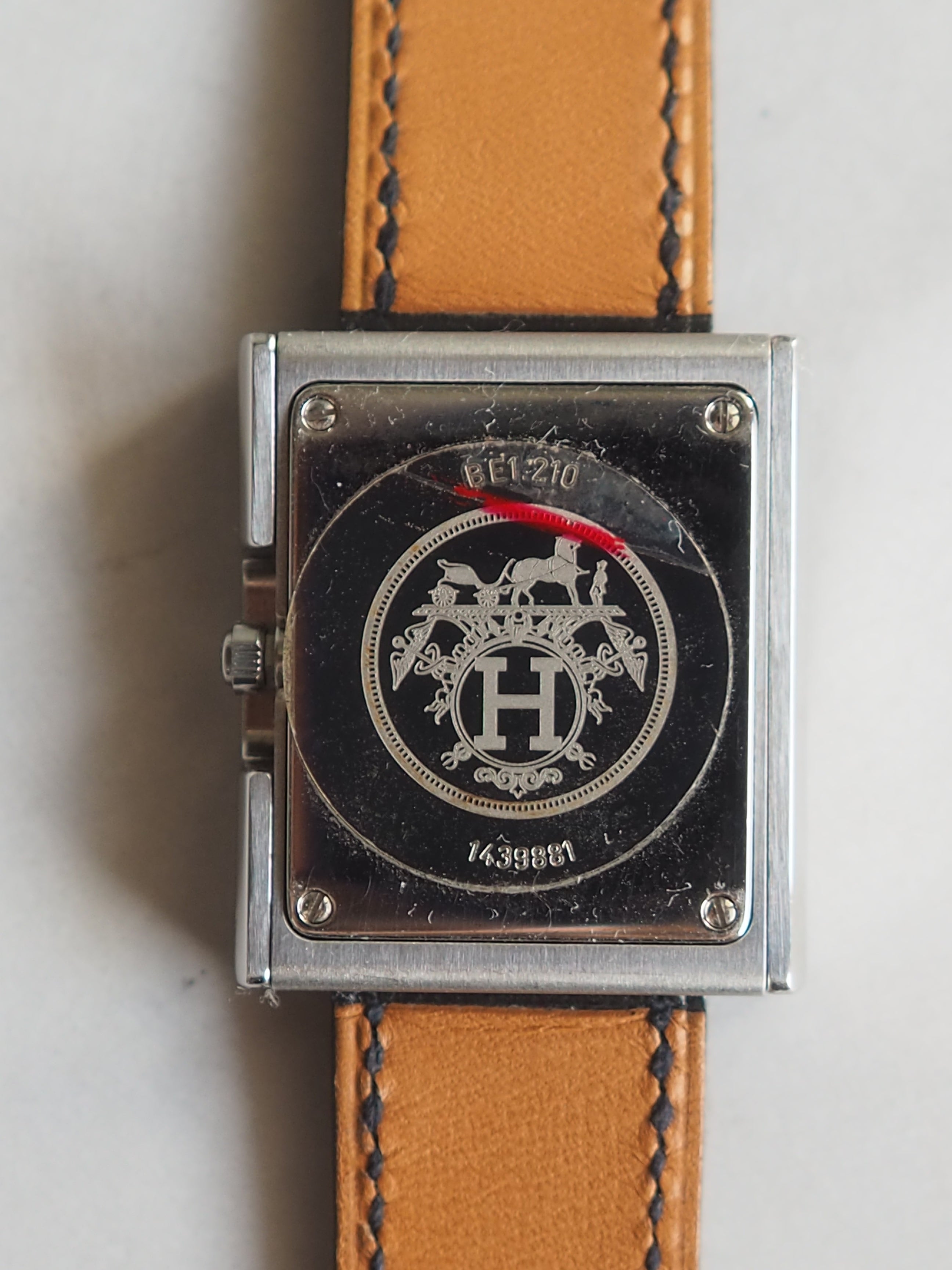 エルメスHermes時計ベルト☆未使用美品☆ HERMES エルメス ベルト ウォッチ 腕時計 シルバー 2色 ブラック