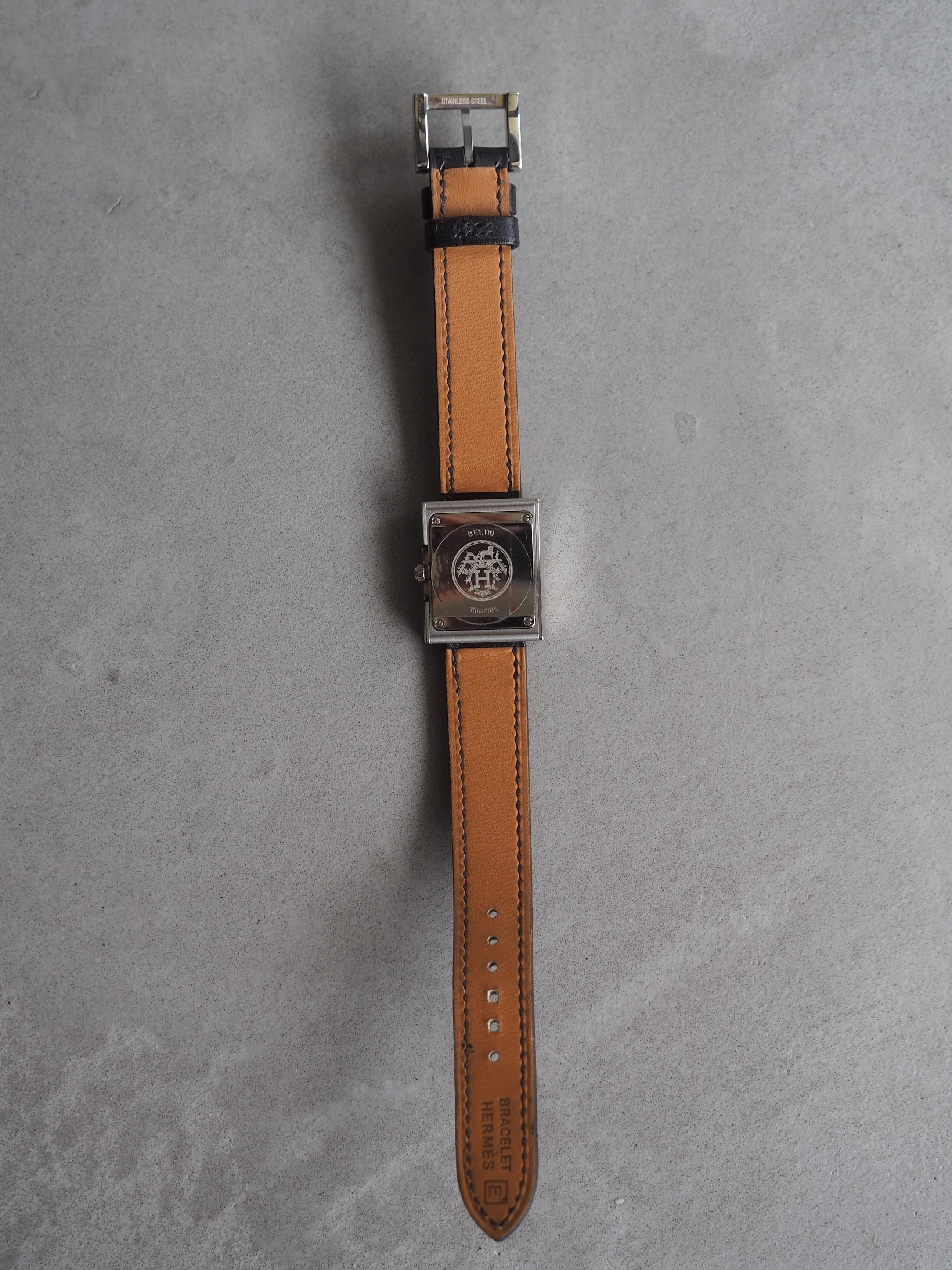 エルメス　HELMES ベルトウォッチ HERMES エルメス ベルト ウォッチ 腕時計 シルバー 4色 ブラック