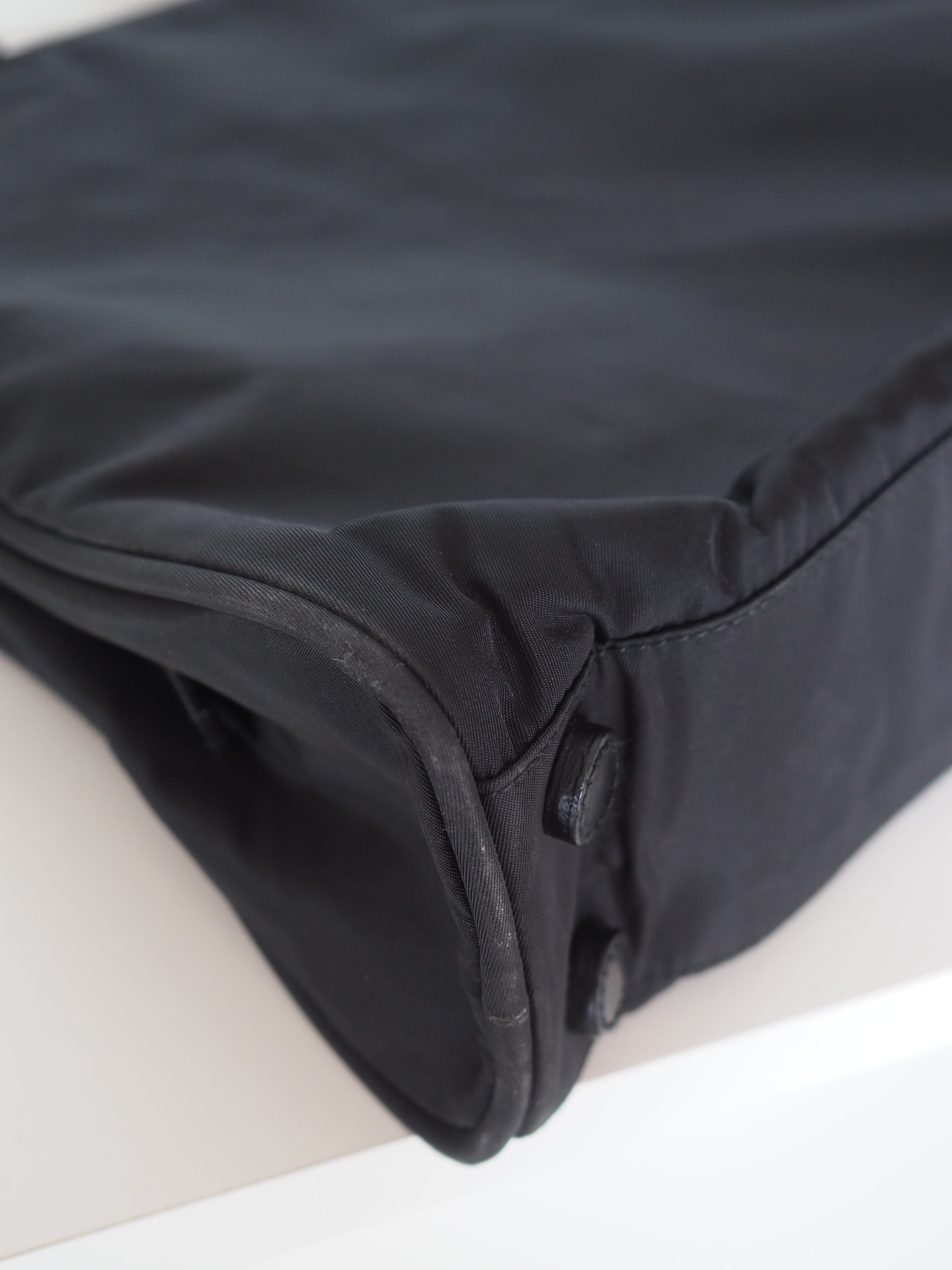 PRADA Nylon Triangle Plate Shoulder bag