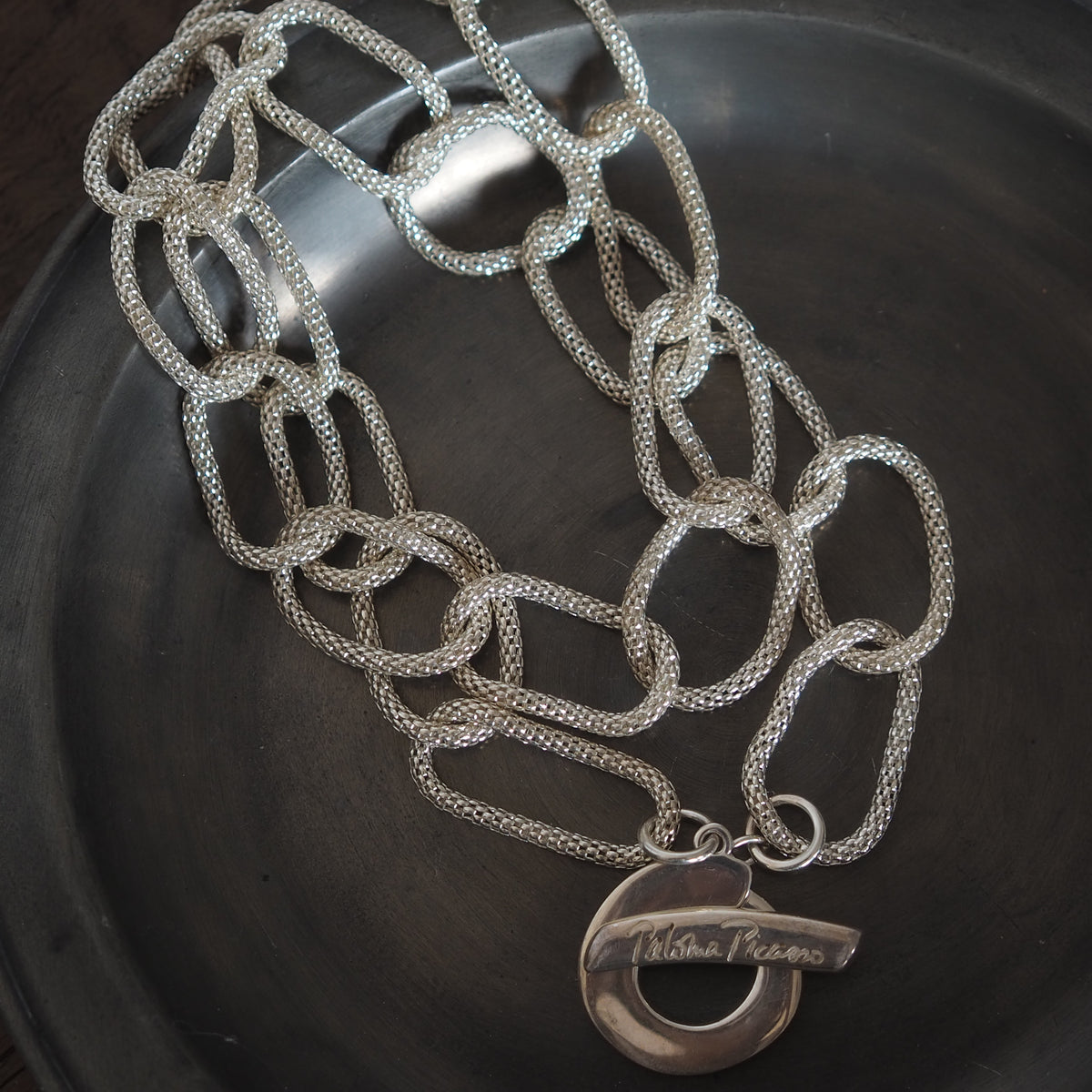 Tiffany & Co ヴィンテージ ティファニー メッシュ リンク ネックレス 