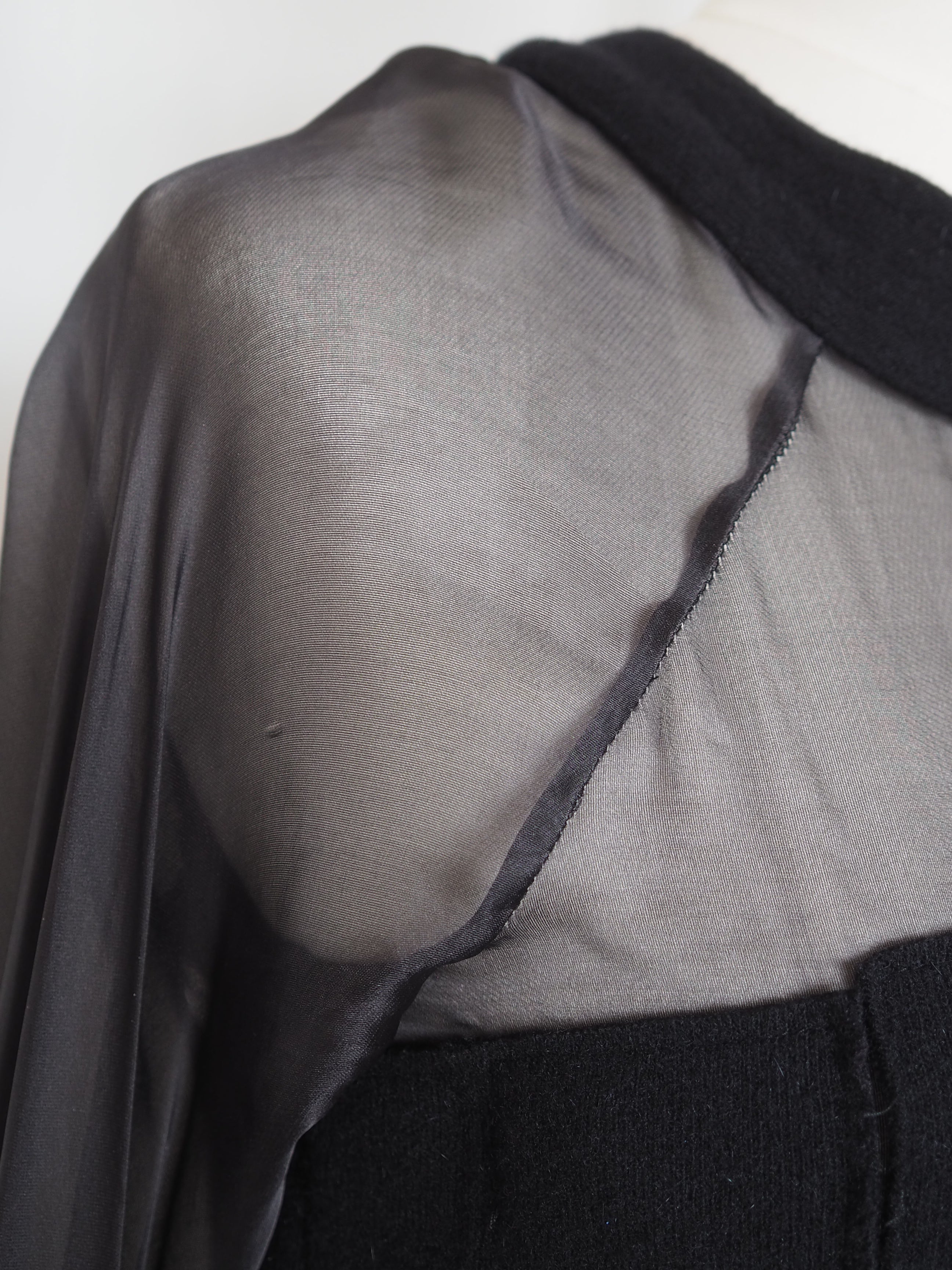 CHANEL Sheer Panel Dress