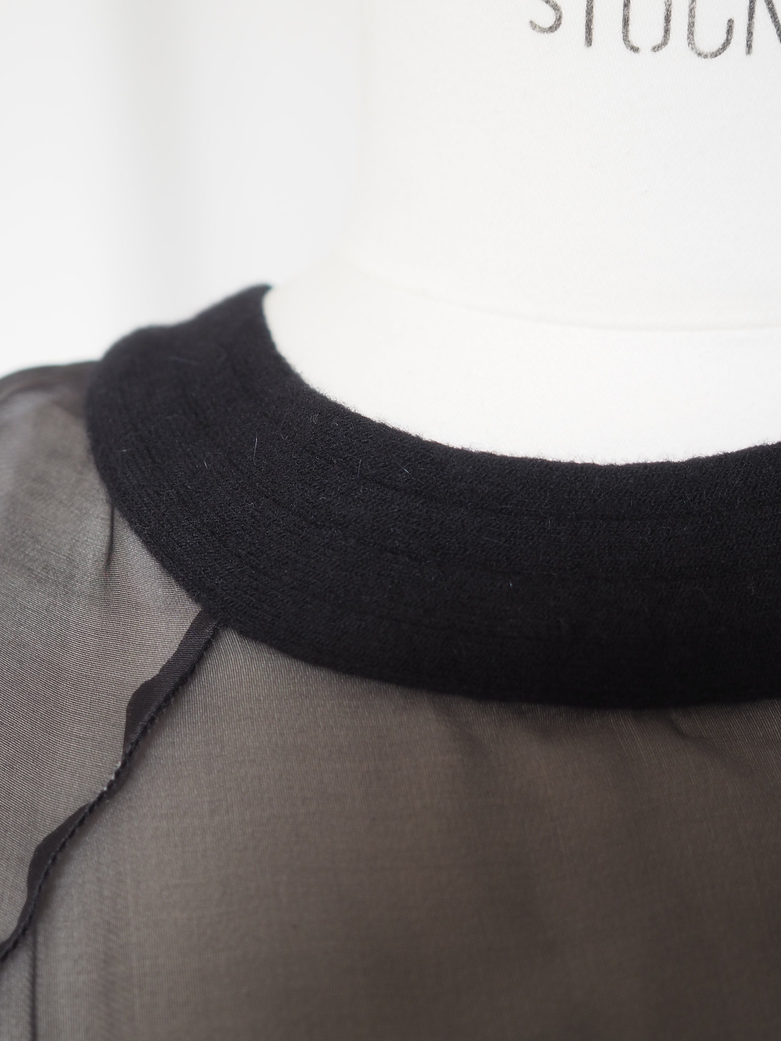 CHANEL Sheer Panel Dress