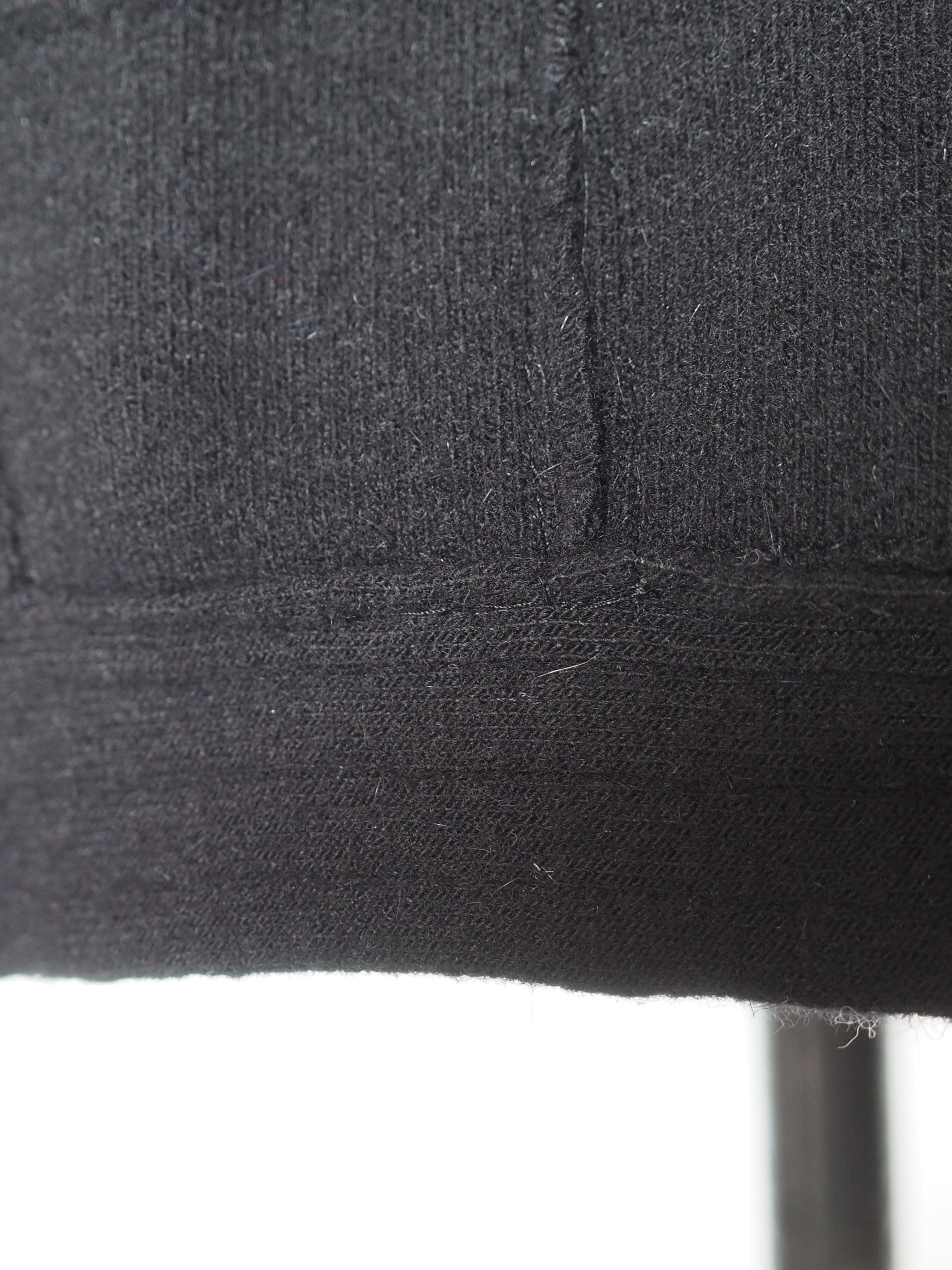 シャネル　ウール　シルク　ベアドレス　ベアトップ　ベアワンピース　黒 シャネル ウール シルク ベアドレス ベアトップ ベアワンピース