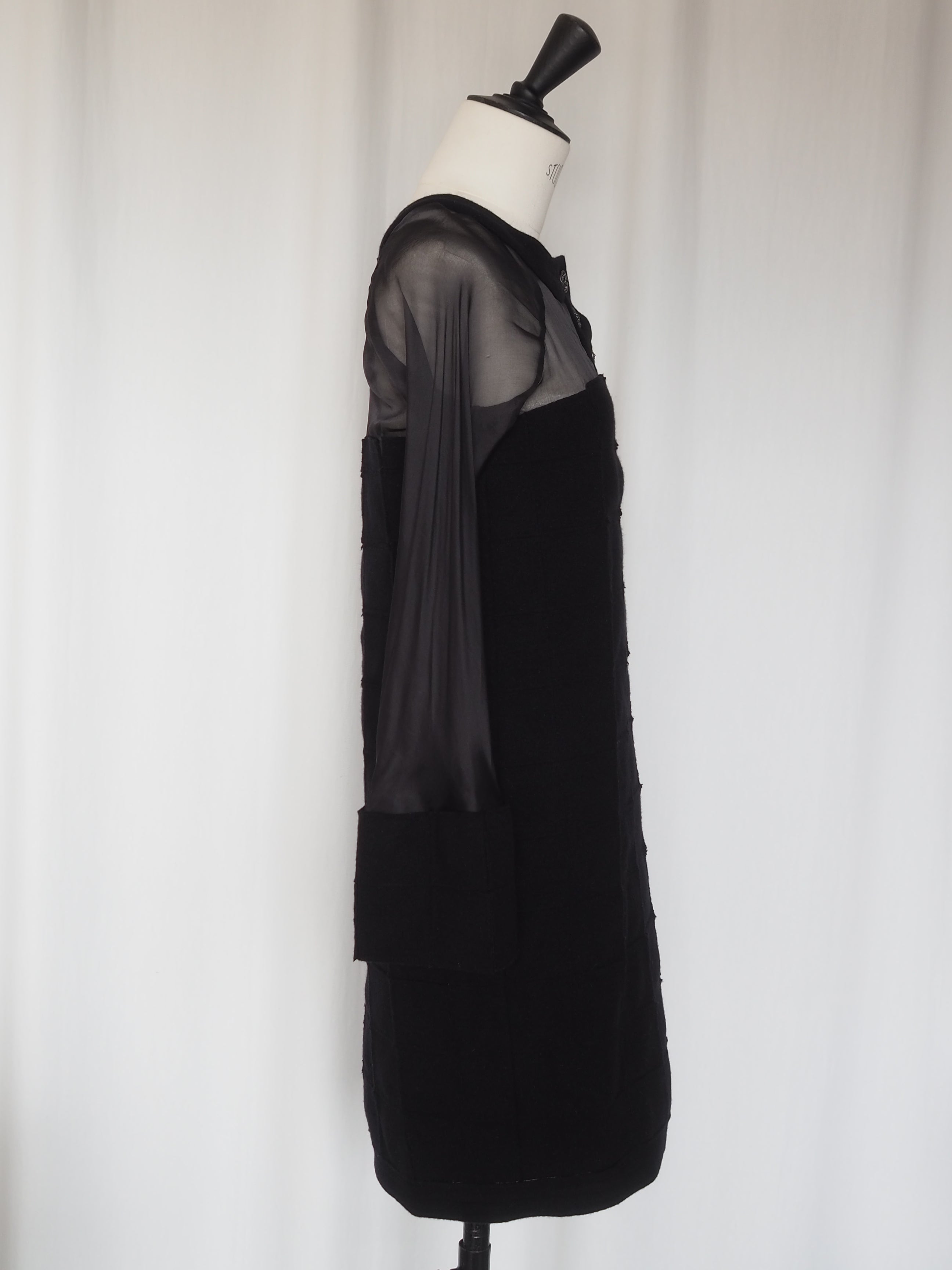 CHANEL Sheer Panel Dress