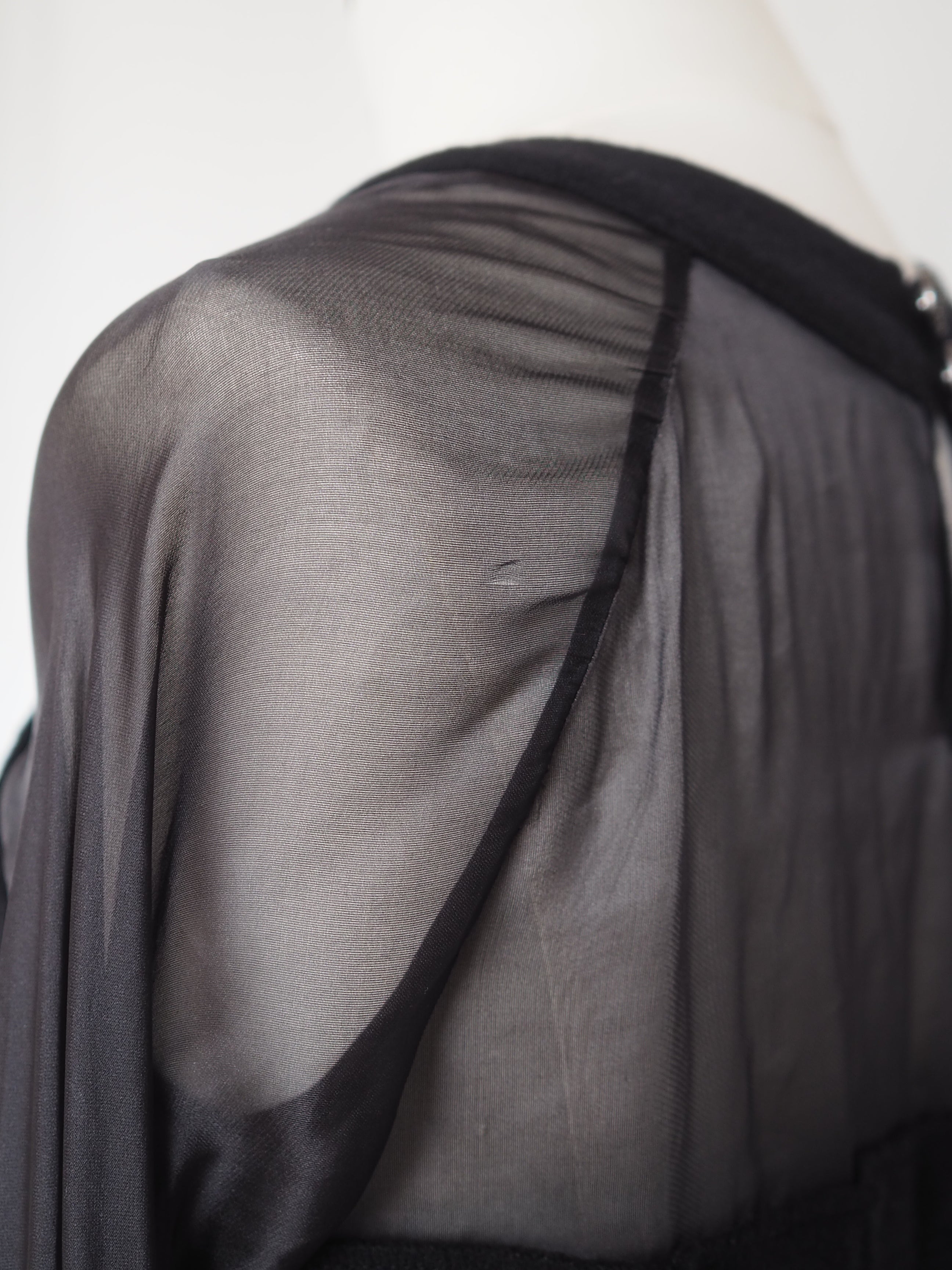 CHANEL Sheer Panel Dress