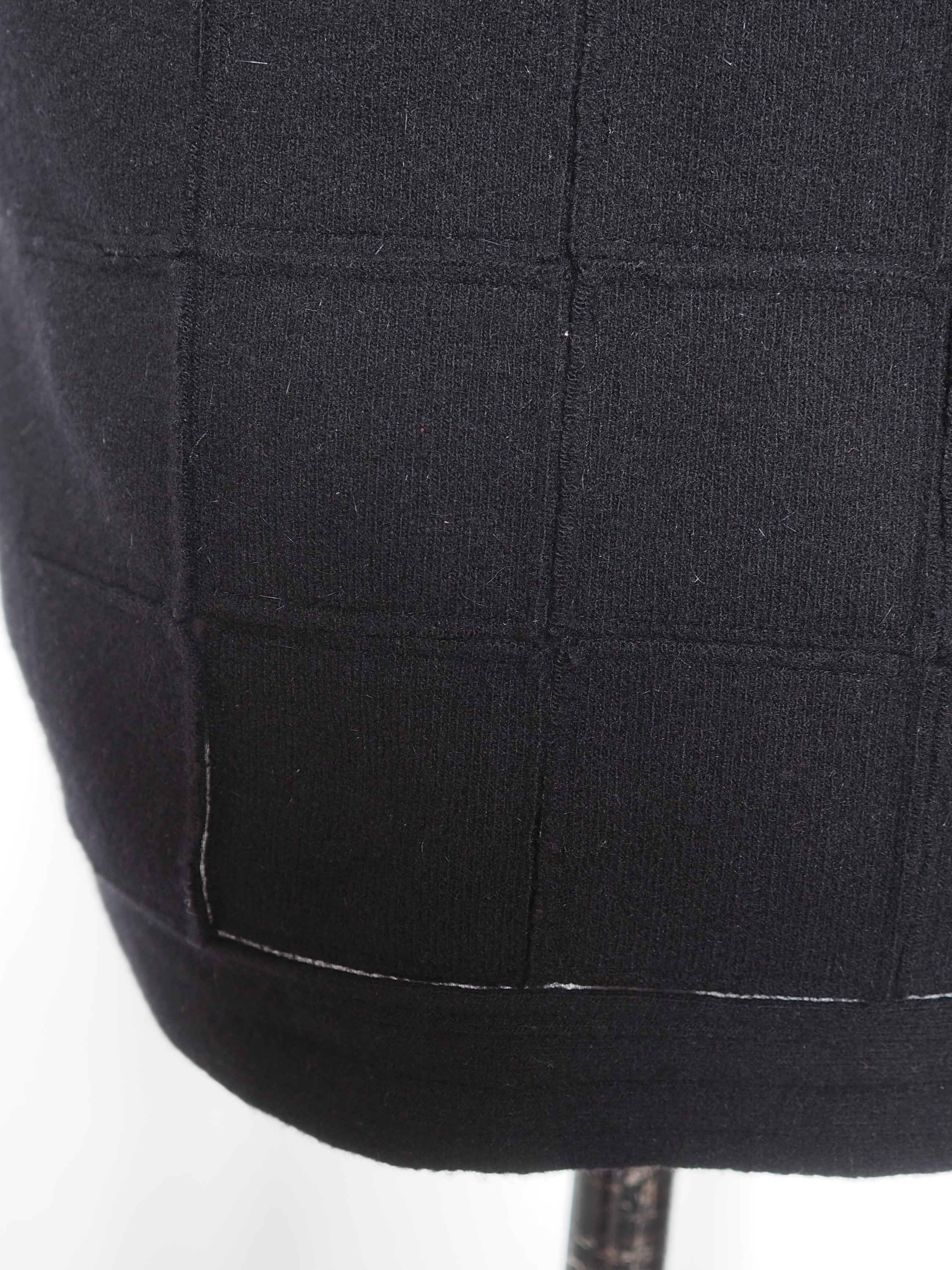 シャネル　ウール　シルク　ベアドレス　ベアトップ　ベアワンピース　黒 シャネル ウール シルク ベアドレス ベアトップ ベアワンピース