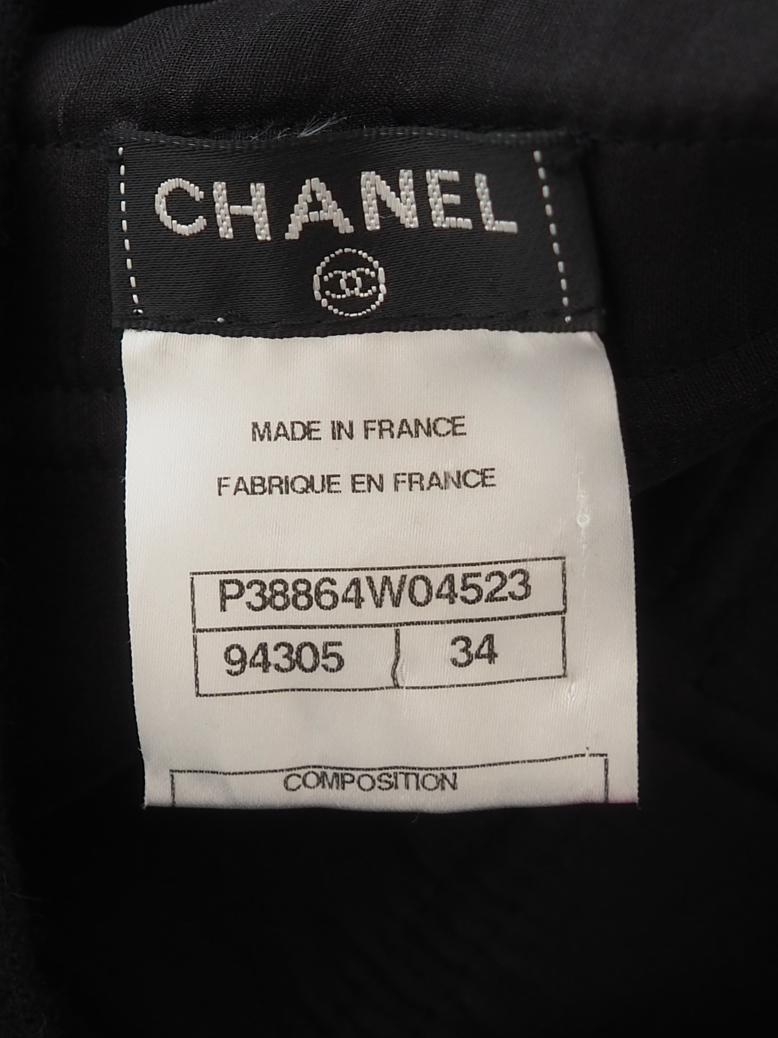 CHANEL Sheer Panel Dress