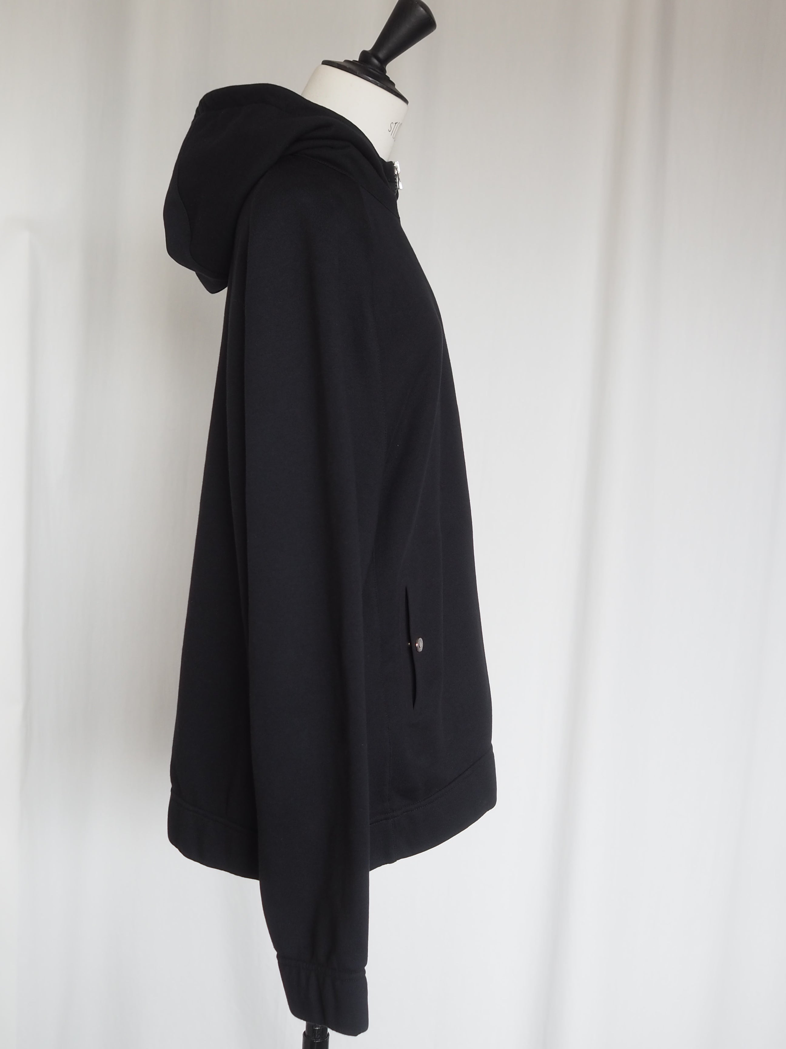 HERMÈS Sweat Top with Clou de Selle Button (XL)