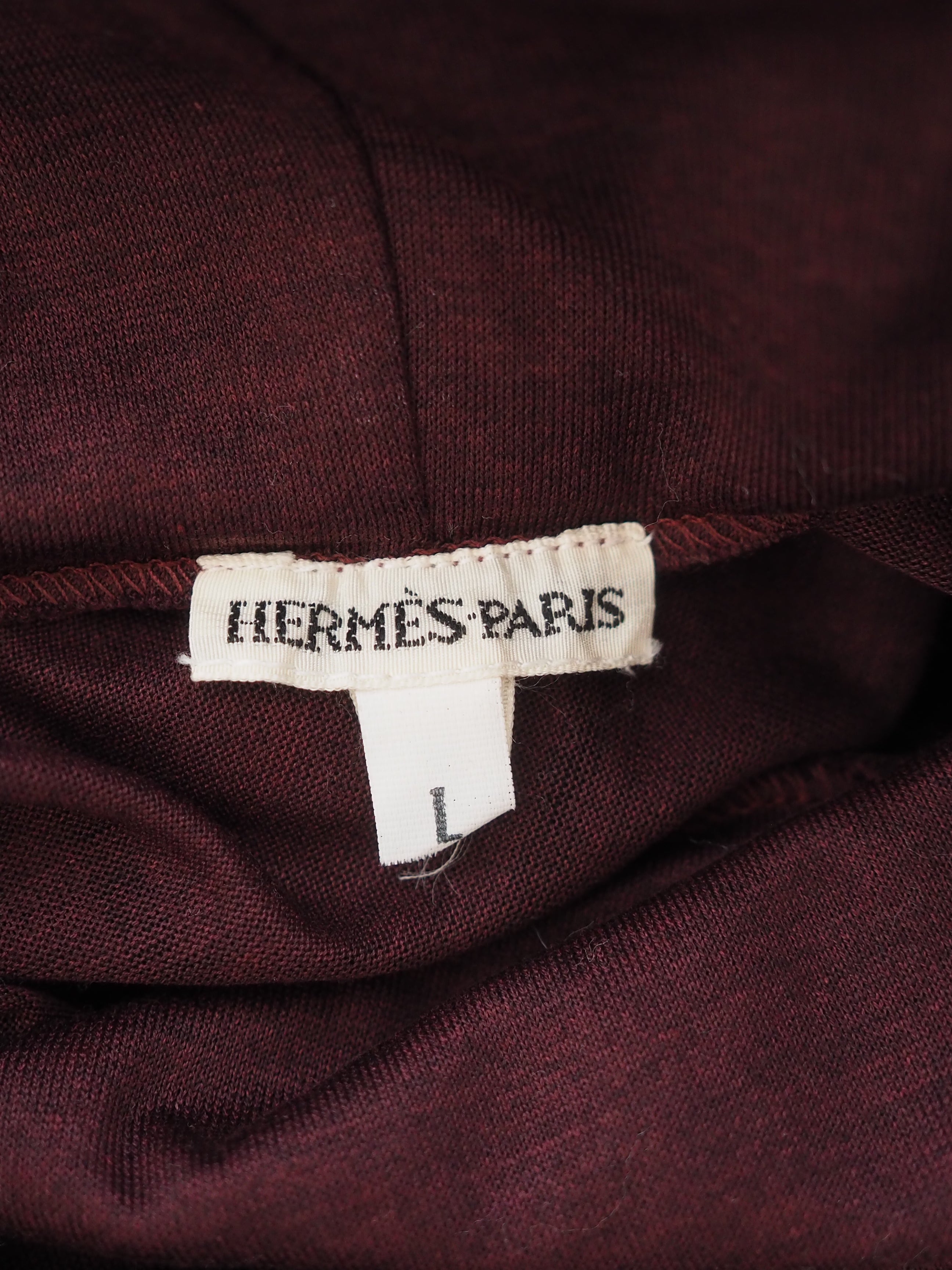 HERMÈS by Martin Margiela Calligraphy High-Neck Top