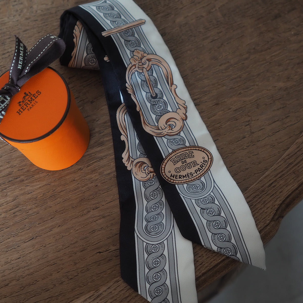 HERMES エルメス ツイリー スカーフ Bride de Cour ブリッド・ドゥ 