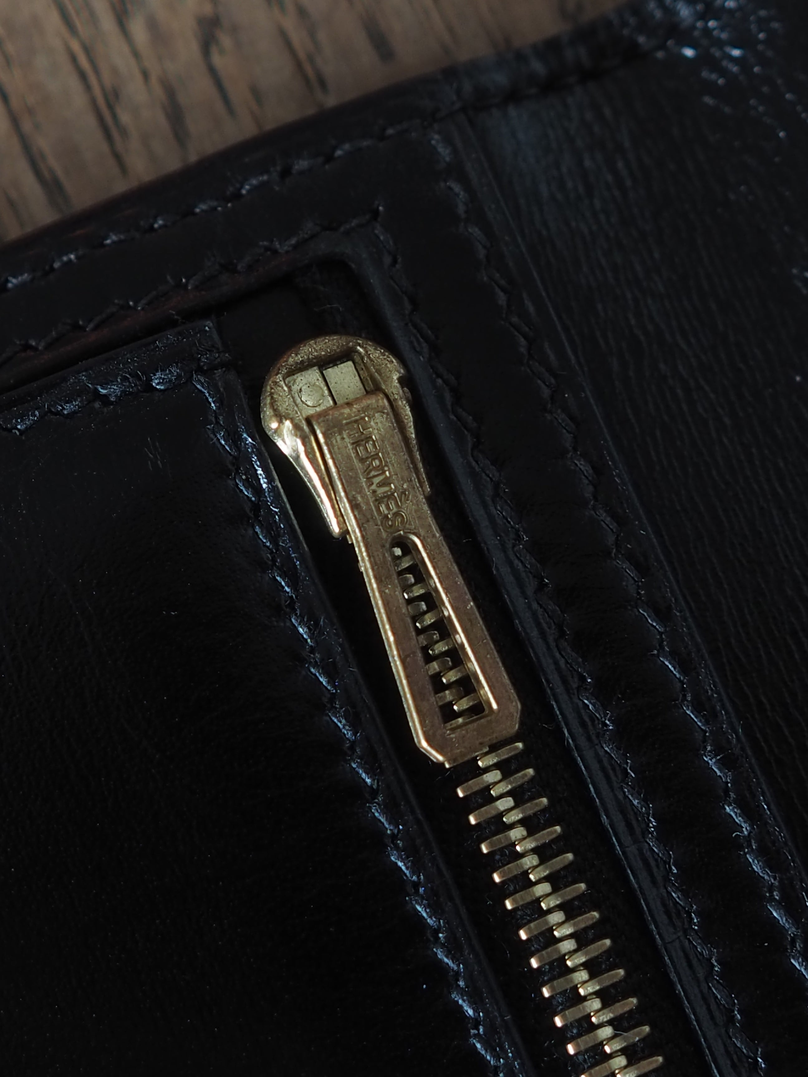 HERMES エルメス べアン クラシック ウォレット 長財布 ゴールド