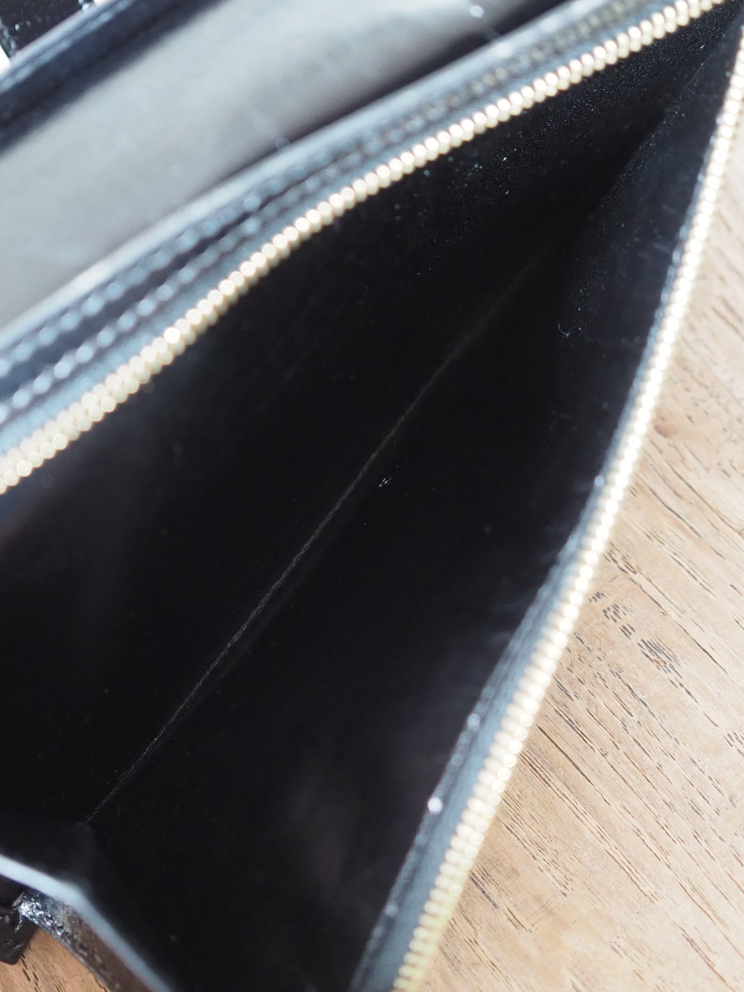 HERMES エルメス べアン クラシック ウォレット 長財布 ゴールド