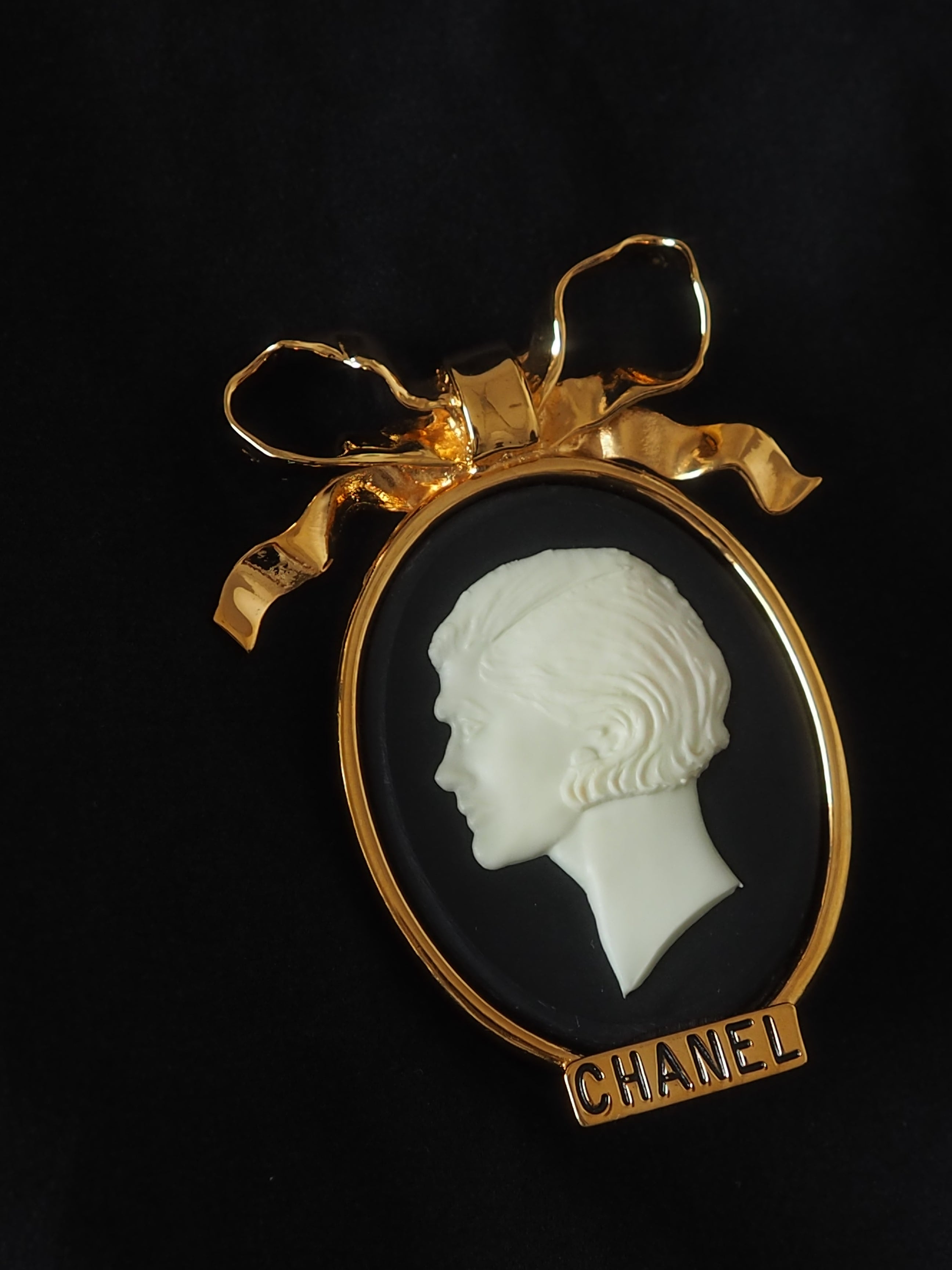 CHANEL COCO Cameo Brooch