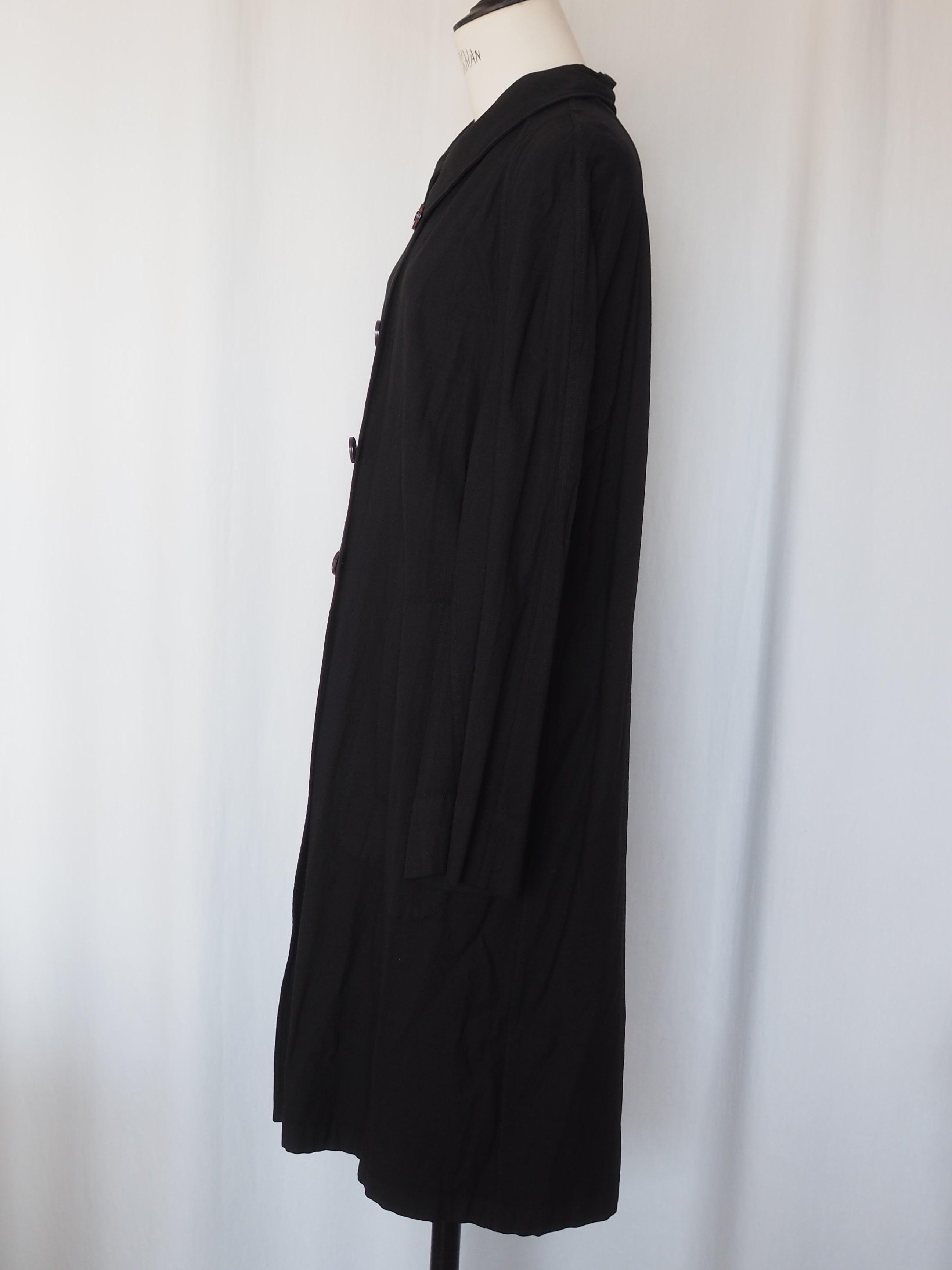 CHANEL シャネル ココボタン コート 99P 38 サイズ ブラック