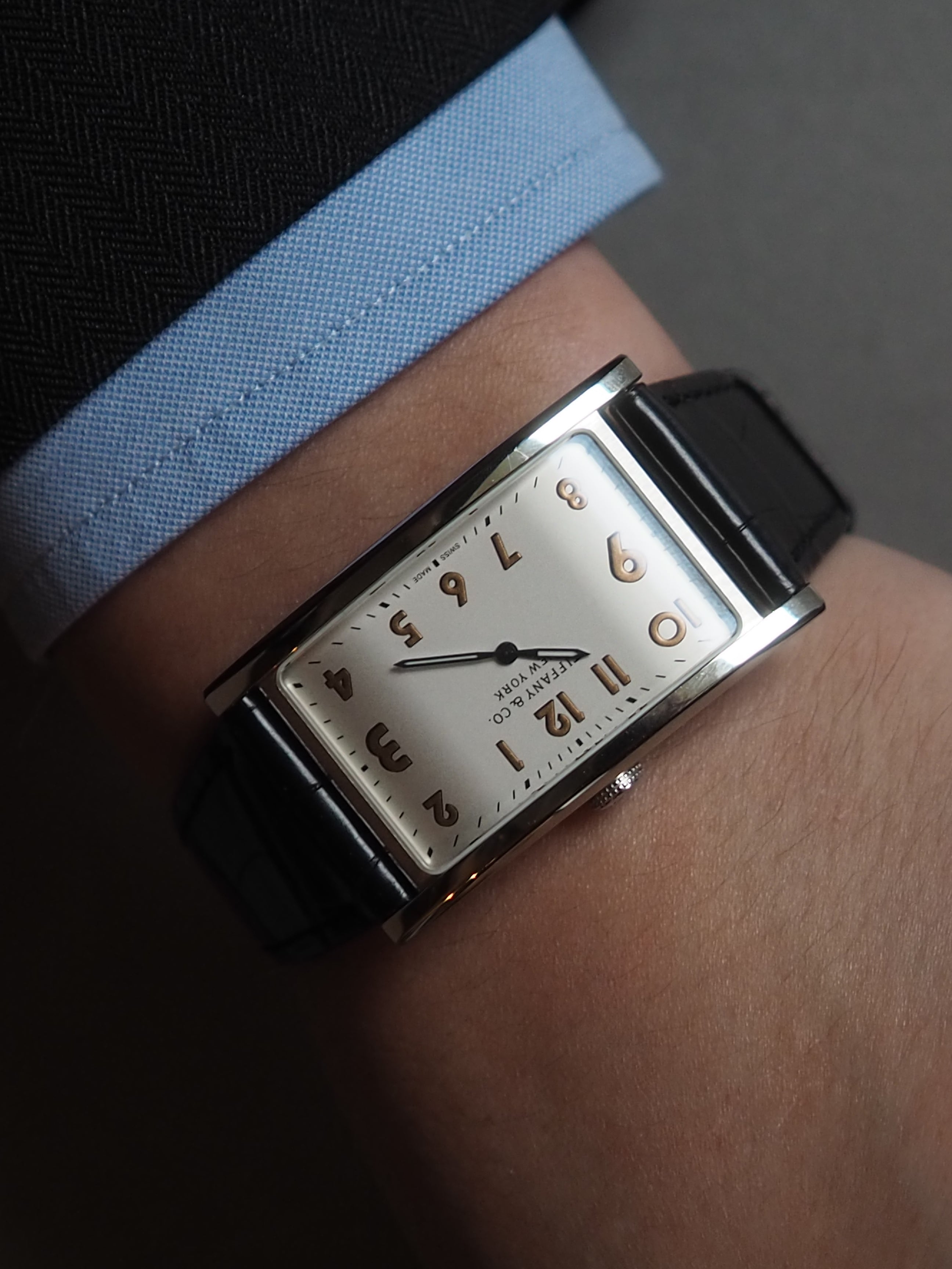 Tiffany & Co. ティファニー イーストウエスト ウォッチ 腕時計 メンズ