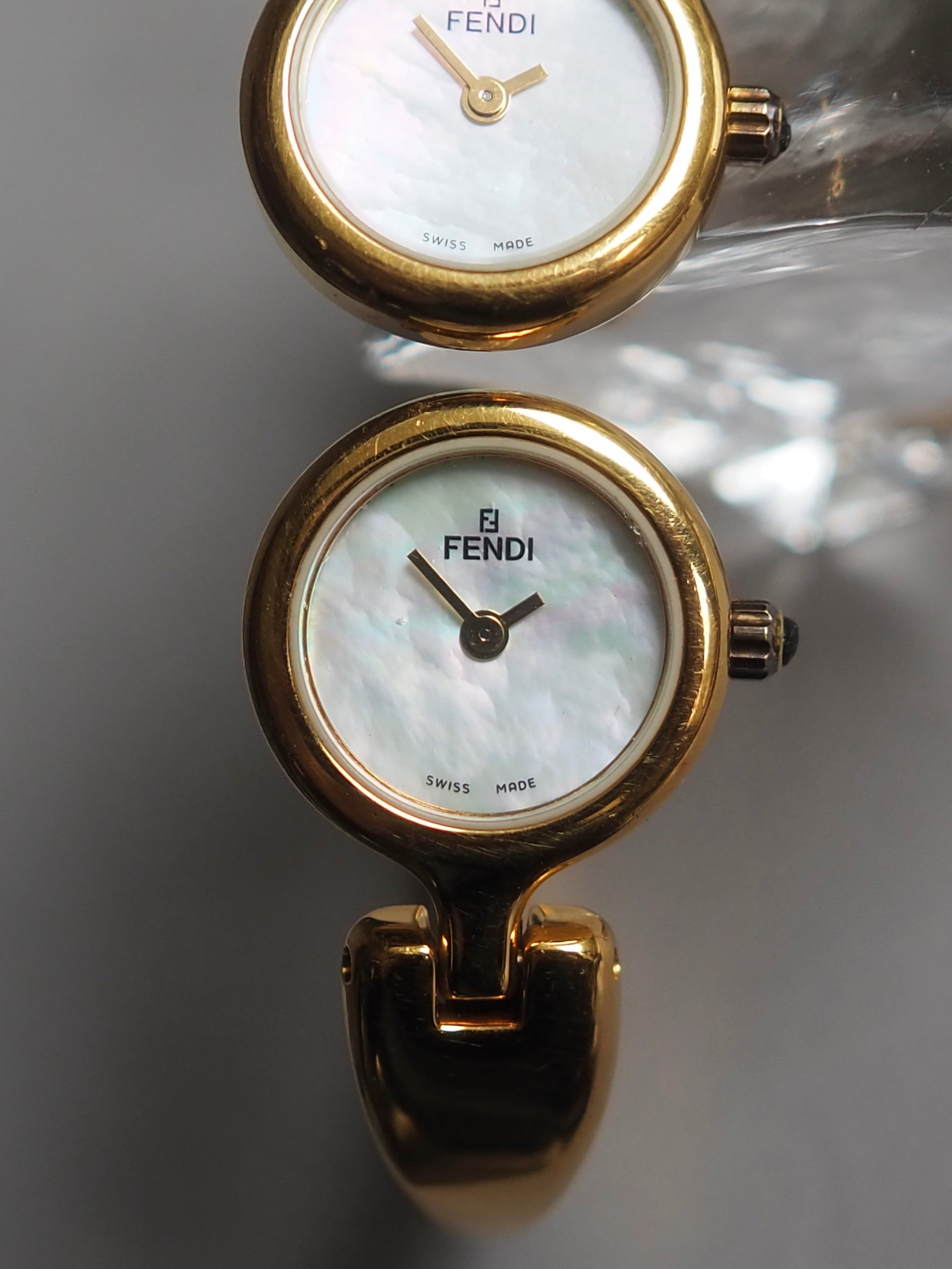 FENDI フェンディ ダブルフェイス ウォッチ 腕時計 デュアル