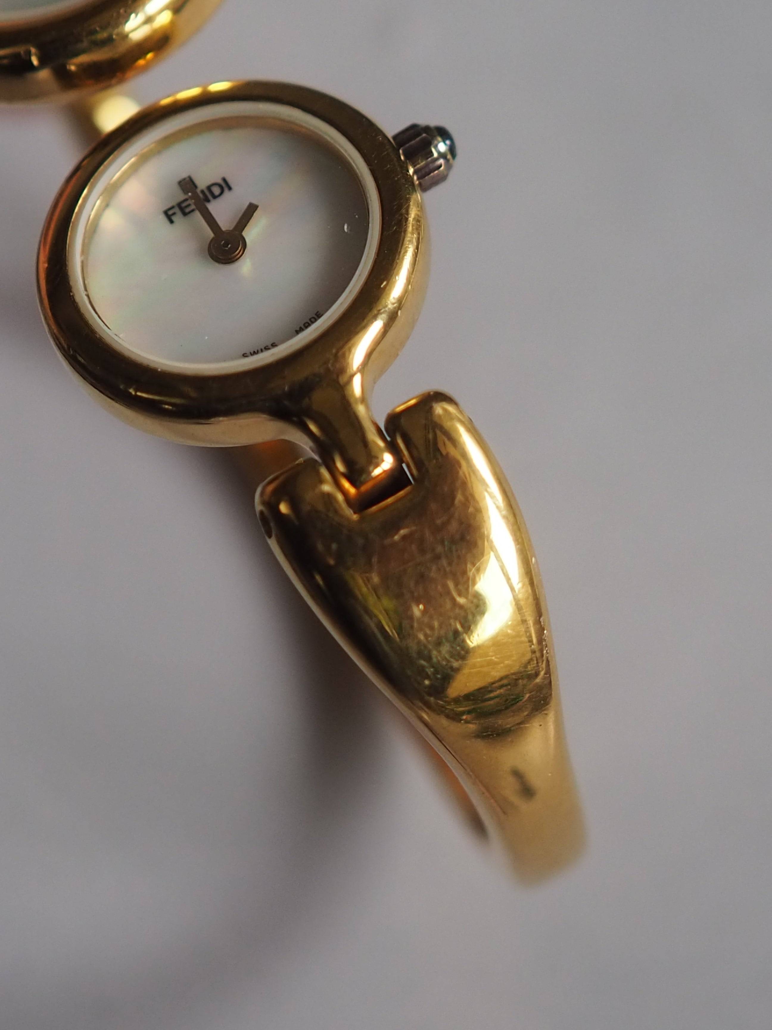 FENDI フェンディ ダブルフェイス ウォッチ 腕時計 デュアルタイム