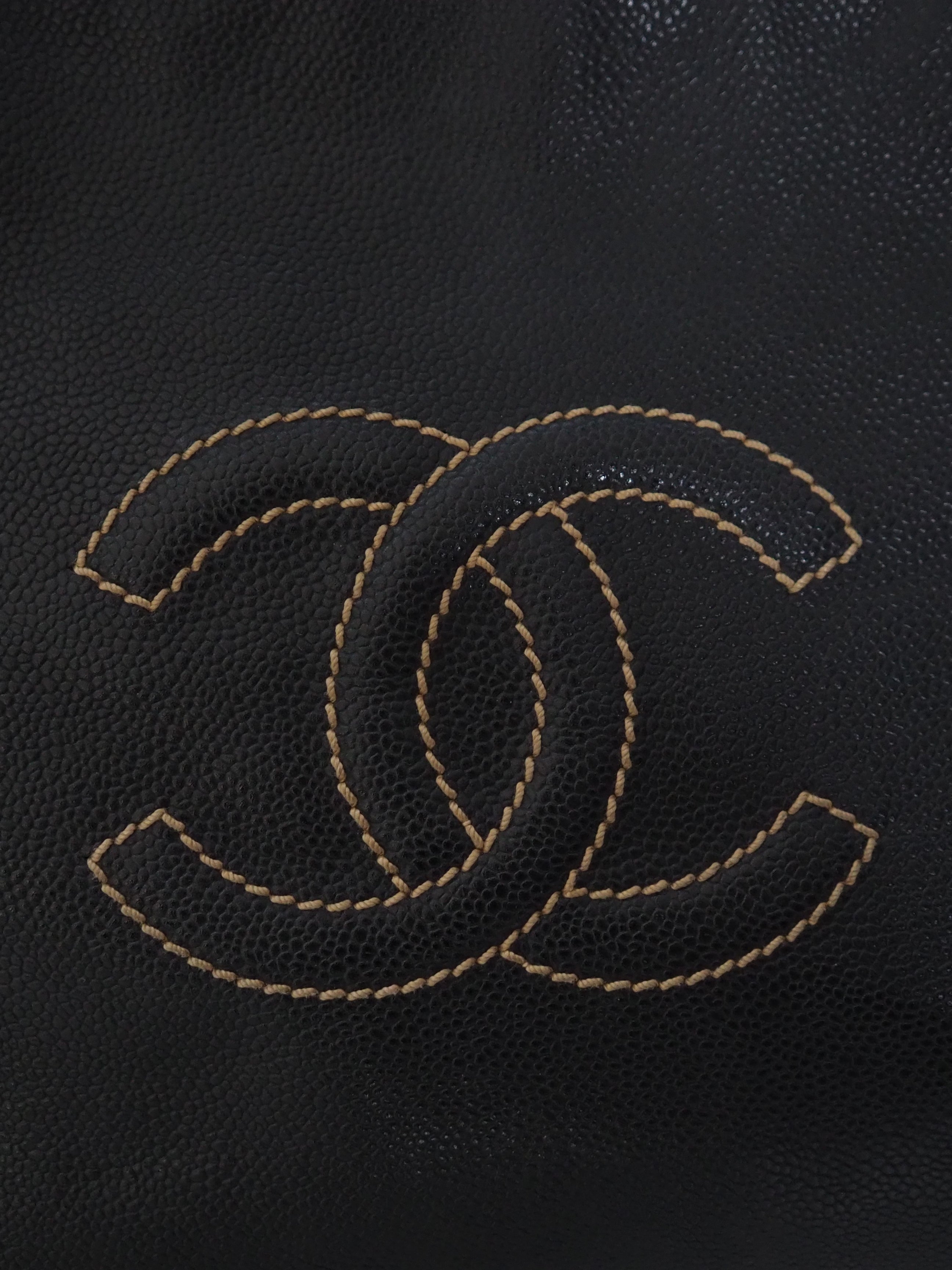 CHANEL COCO Stitch Tote Shoulder Bag