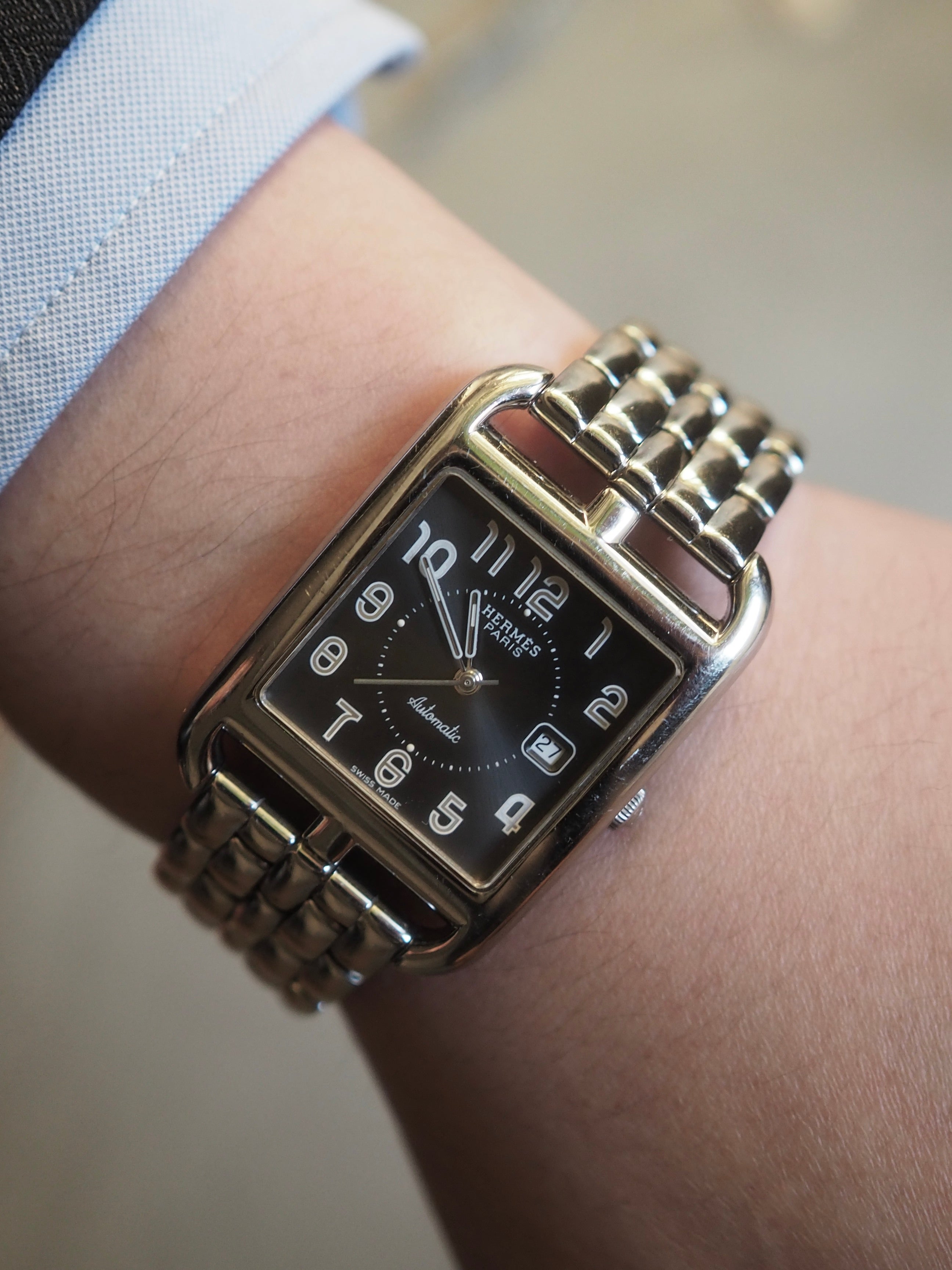 HERMES エルメス ケープコッド ステンレス ベルト マルジェラ期