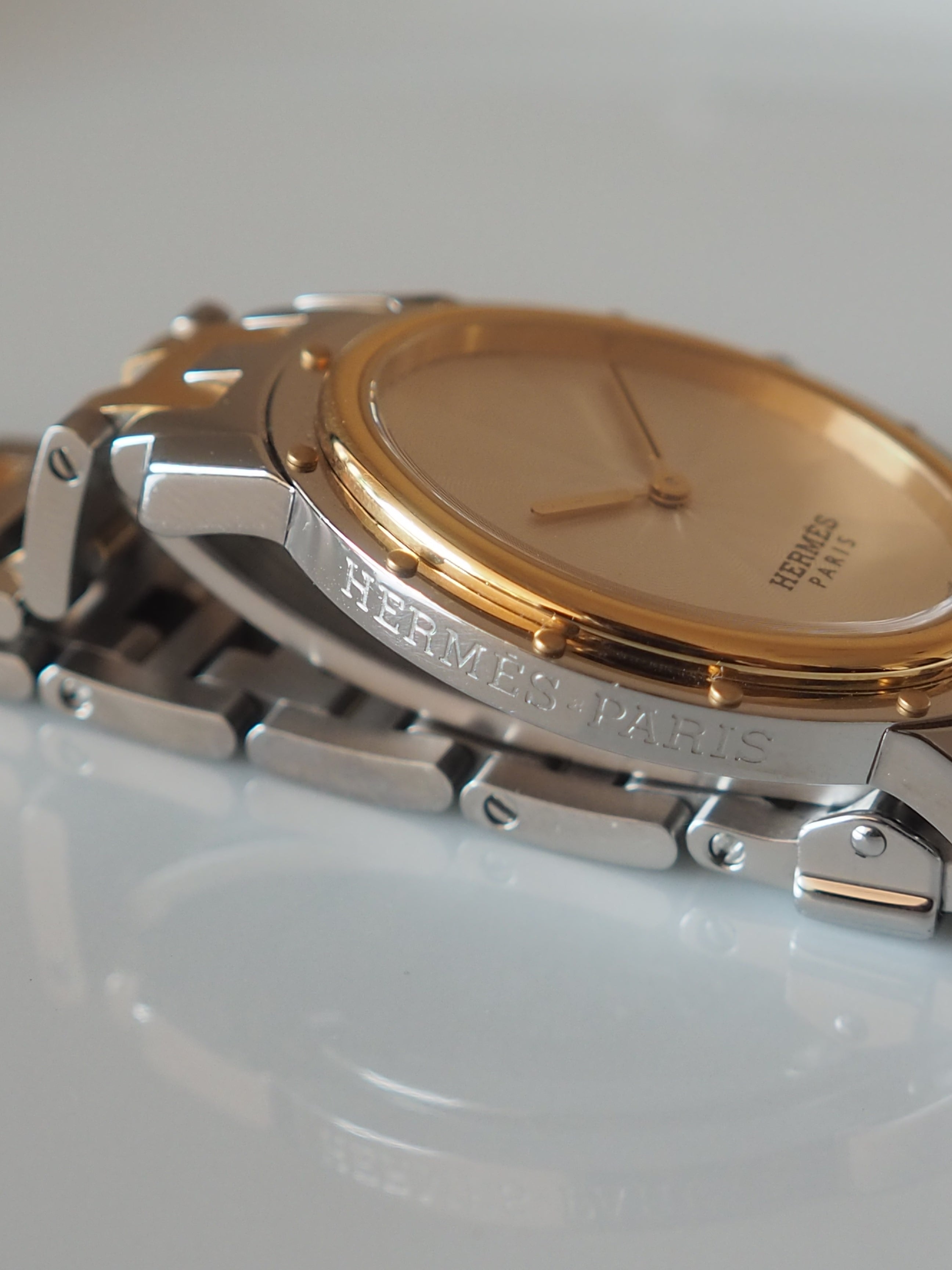 ☆ HERMES クリッパー 腕時計 ゴールド 楽天市場】エルメス CL4.285 クリッパー 腕時計 K18イエローゴールド