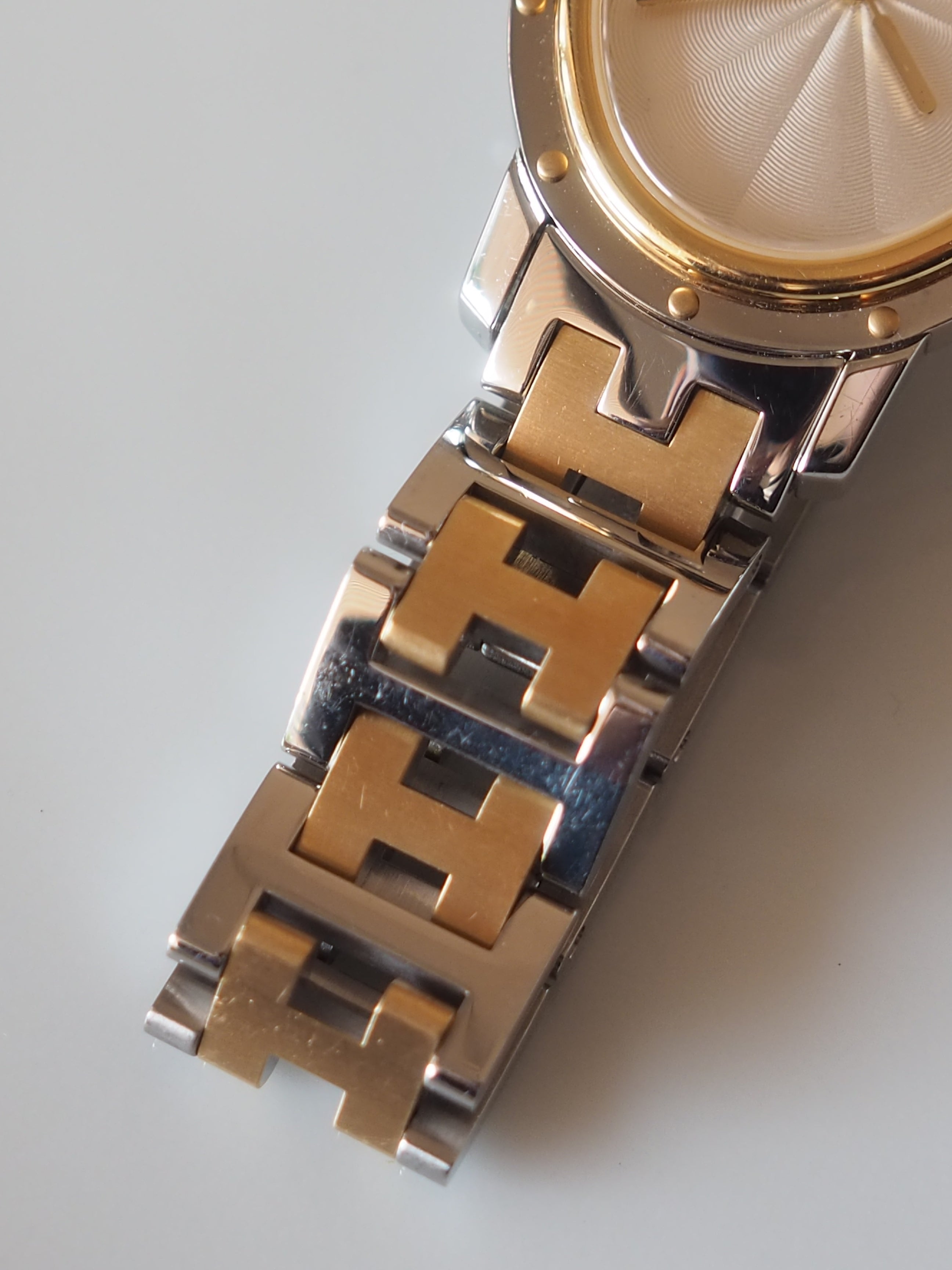 HERMES エルメス クリッパー オーバル ウォッチ 腕時計 シルバー