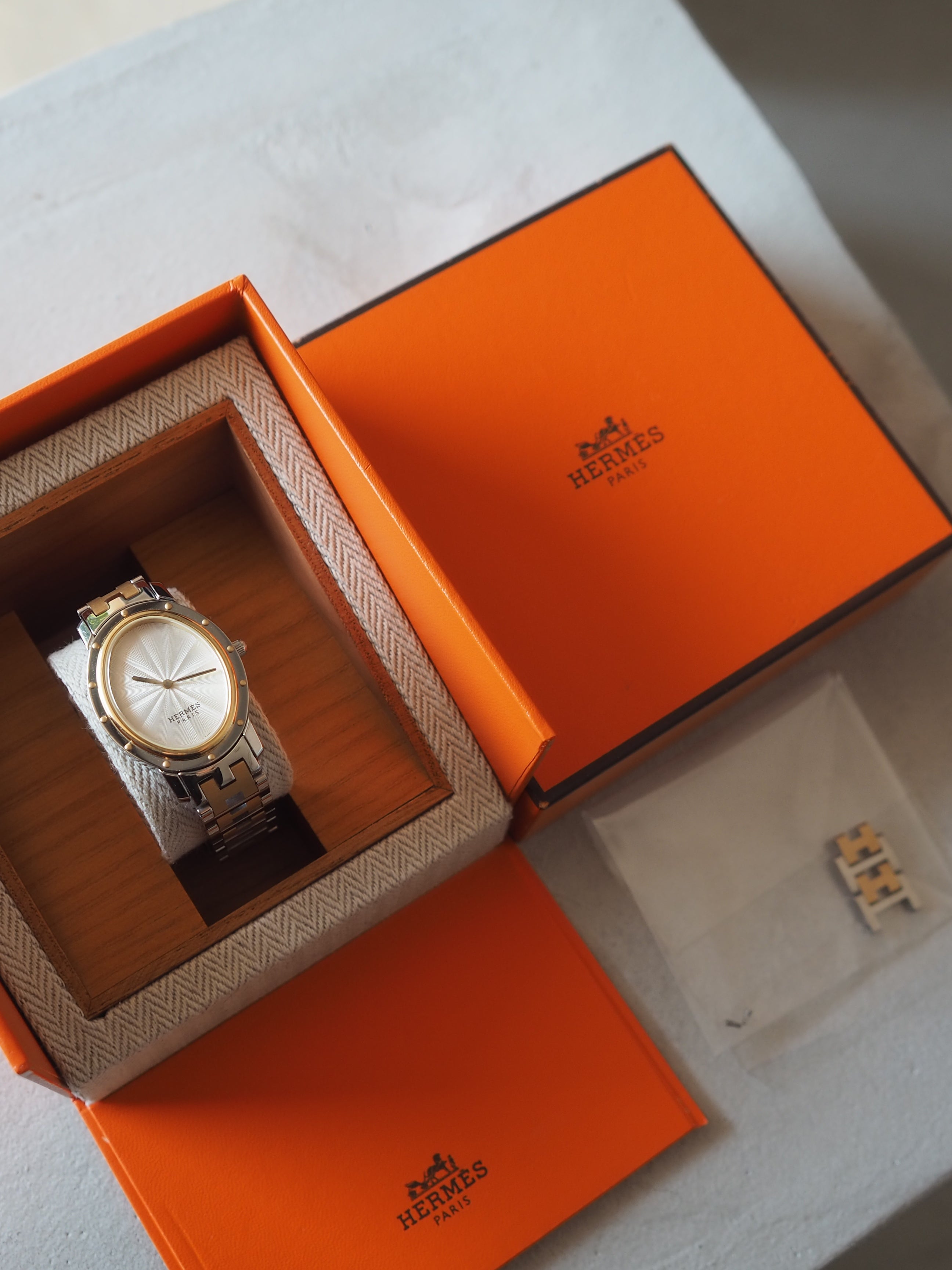 HERMÈS Clipper Oval Watch