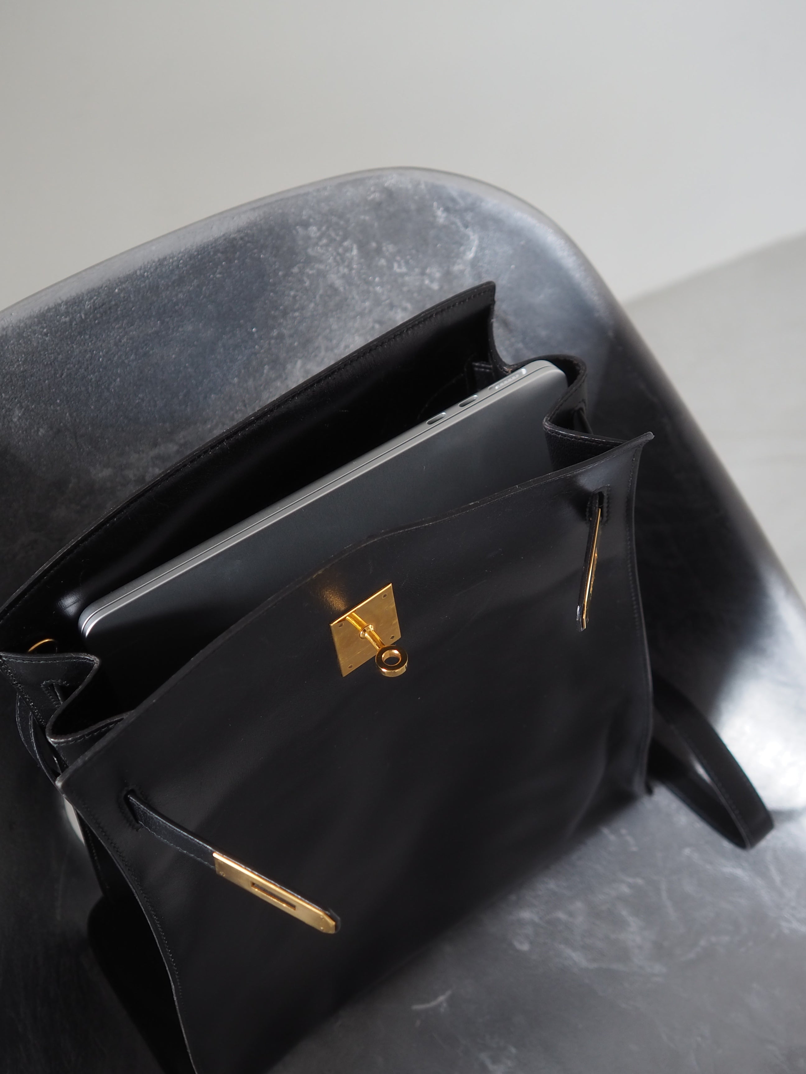 HERMES エルメス ケリースポーツ GM ショルダーバッグ ブラック HERMES エルメス ケリースポーツ GM ショルダーバッグ ブラック